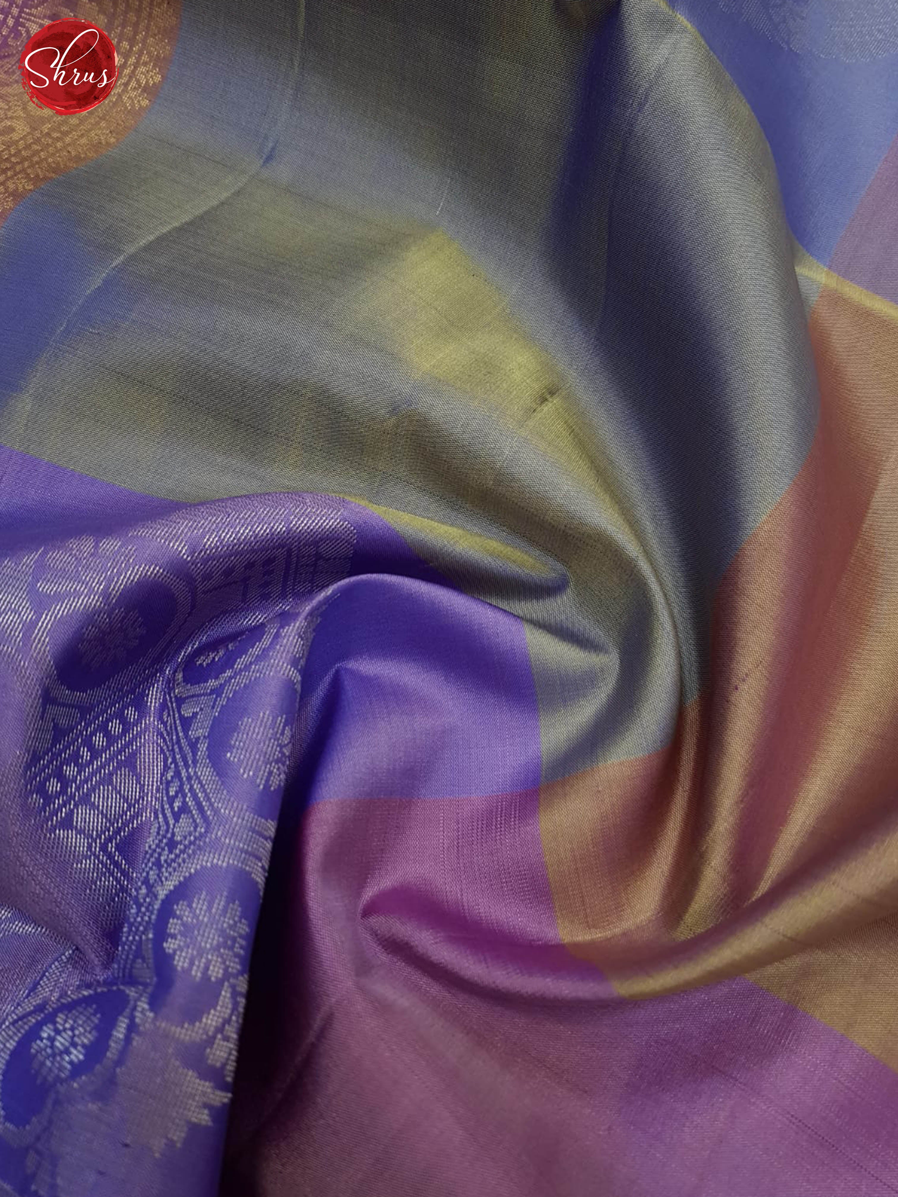Multi And Lavender- Soft Silk Saree - Shop on ShrusEternity.com