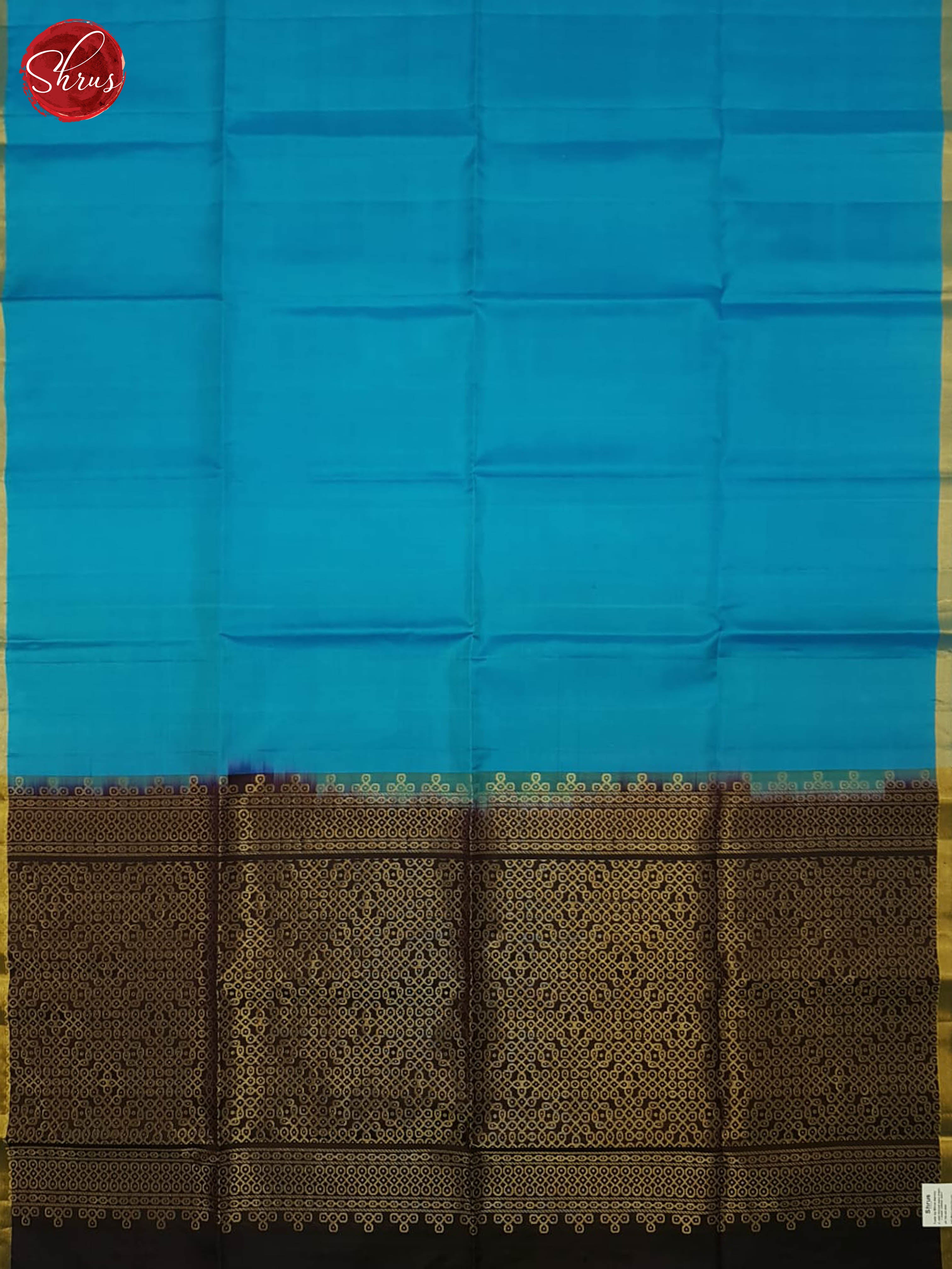 Blue And Deep Wine- Soft Silk Saree - Shop on ShrusEternity.com