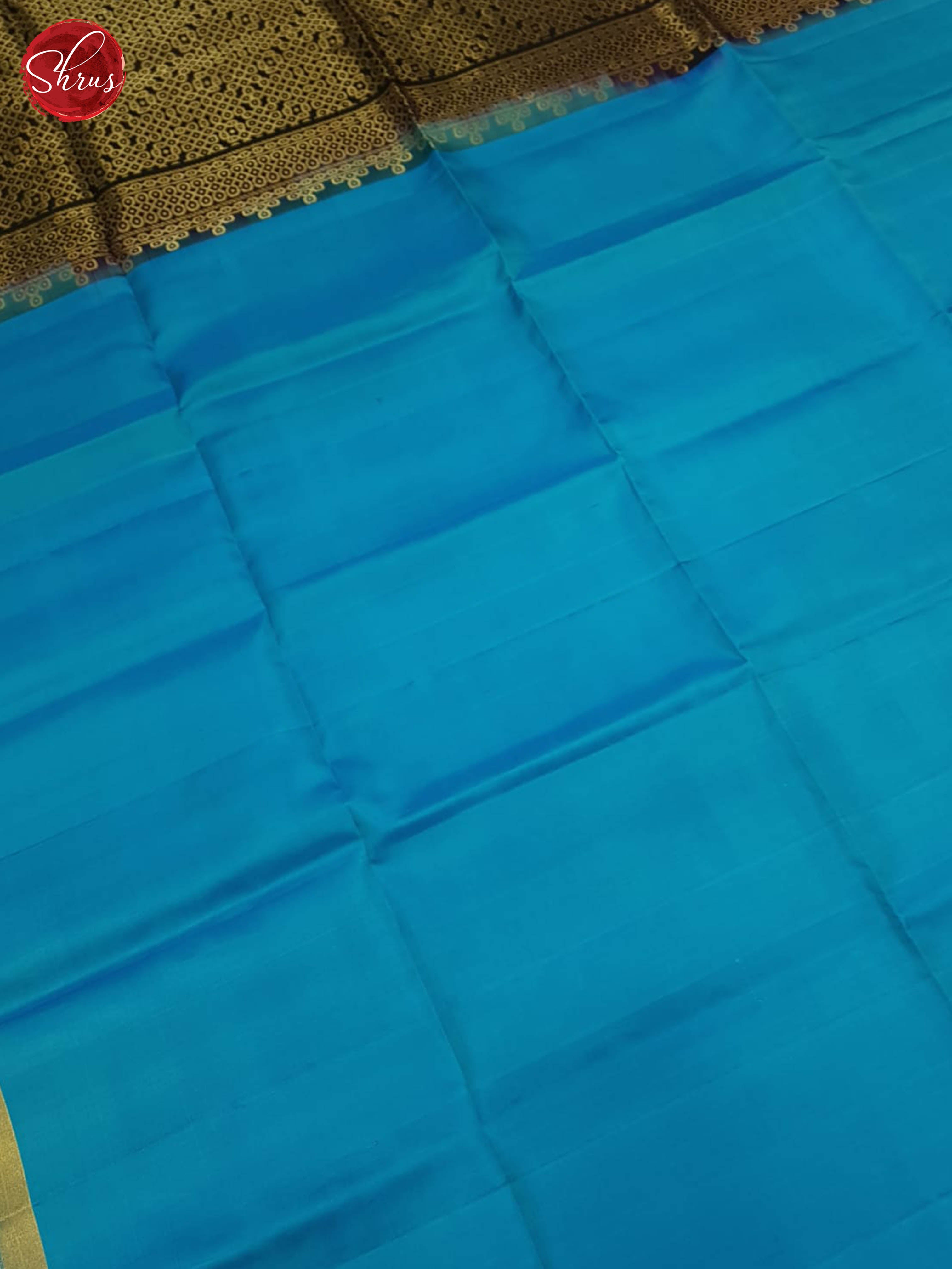 Blue And Deep Wine- Soft Silk Saree - Shop on ShrusEternity.com