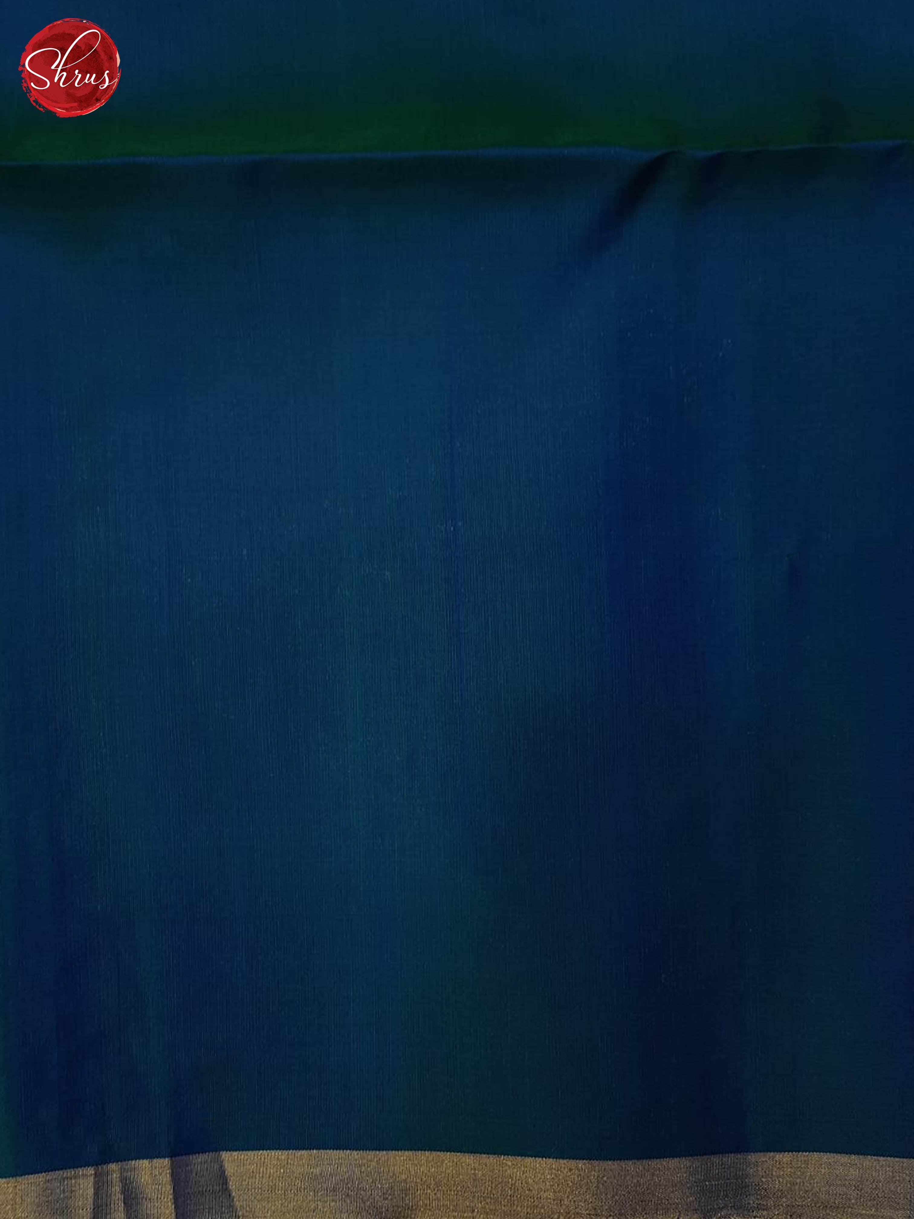 Mehandi Green And Blue- Soft Silk Saree - Shop on ShrusEternity.com