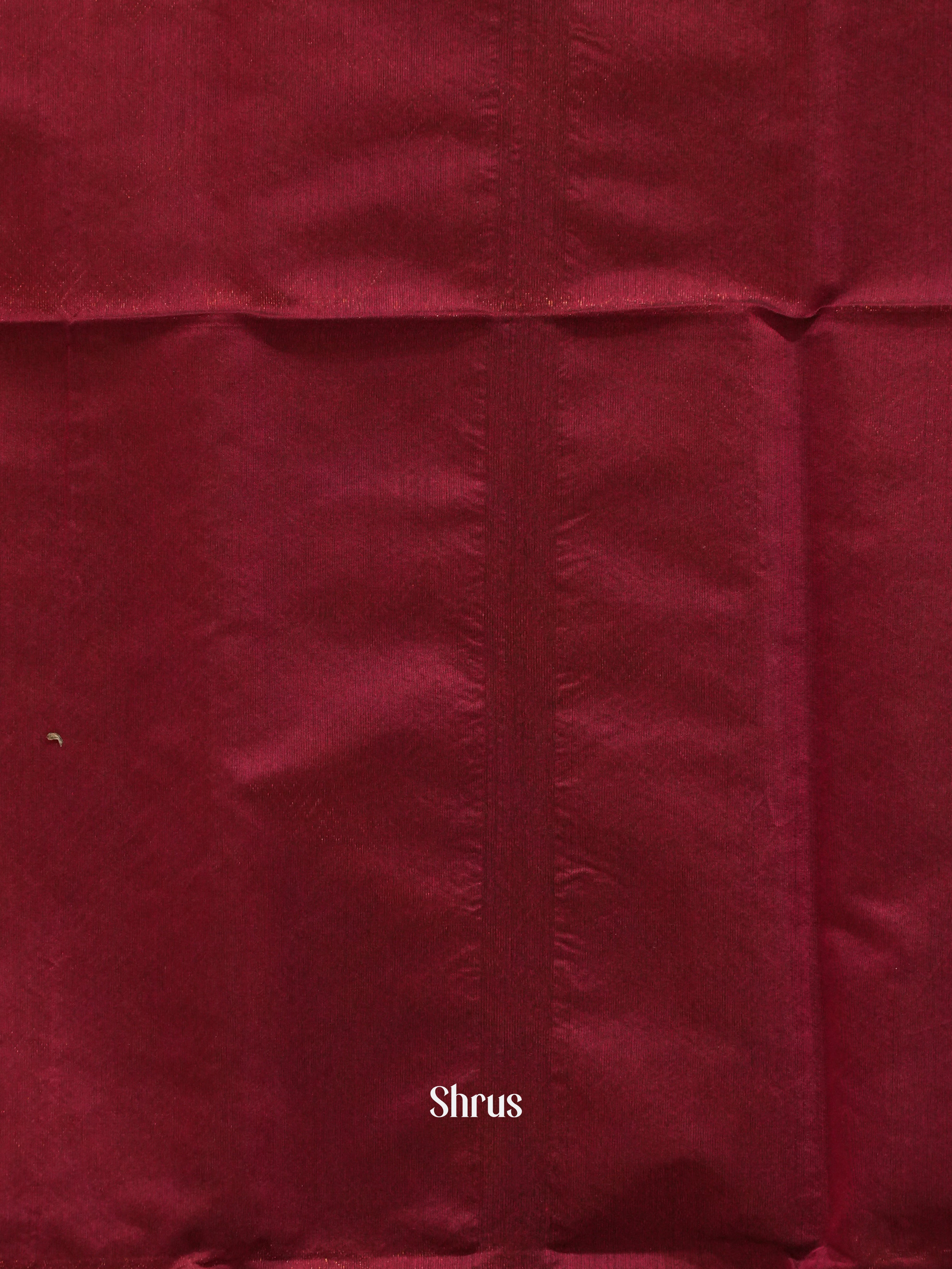Teal & Maroon - Semi Silkcotton Saree - Shop on ShrusEternity.com
