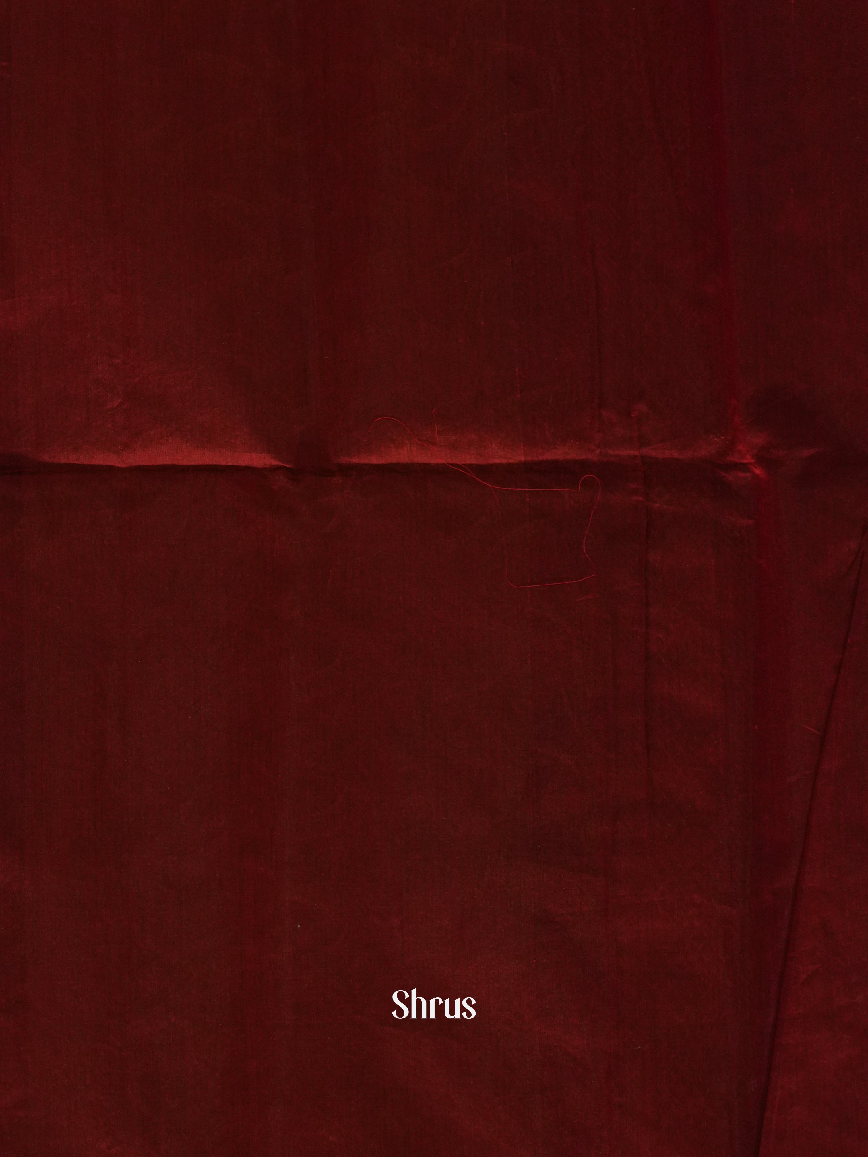 Green And Arraku Maroon- Semi Silk Cotton Saree - Shop on ShrusEternity.com