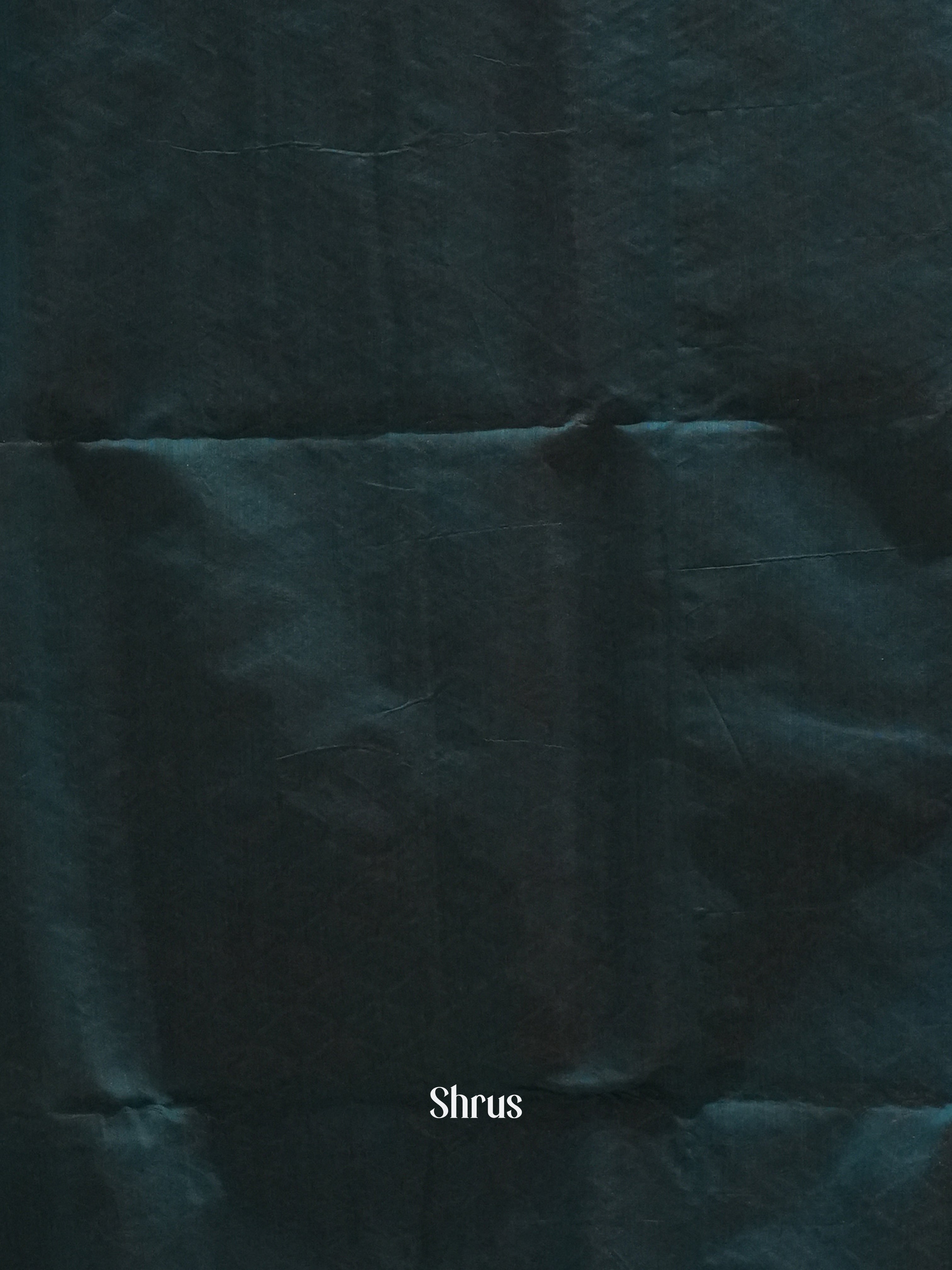 Maroon & Blue - Semi Silk cotton Saree - Shop on ShrusEternity.com