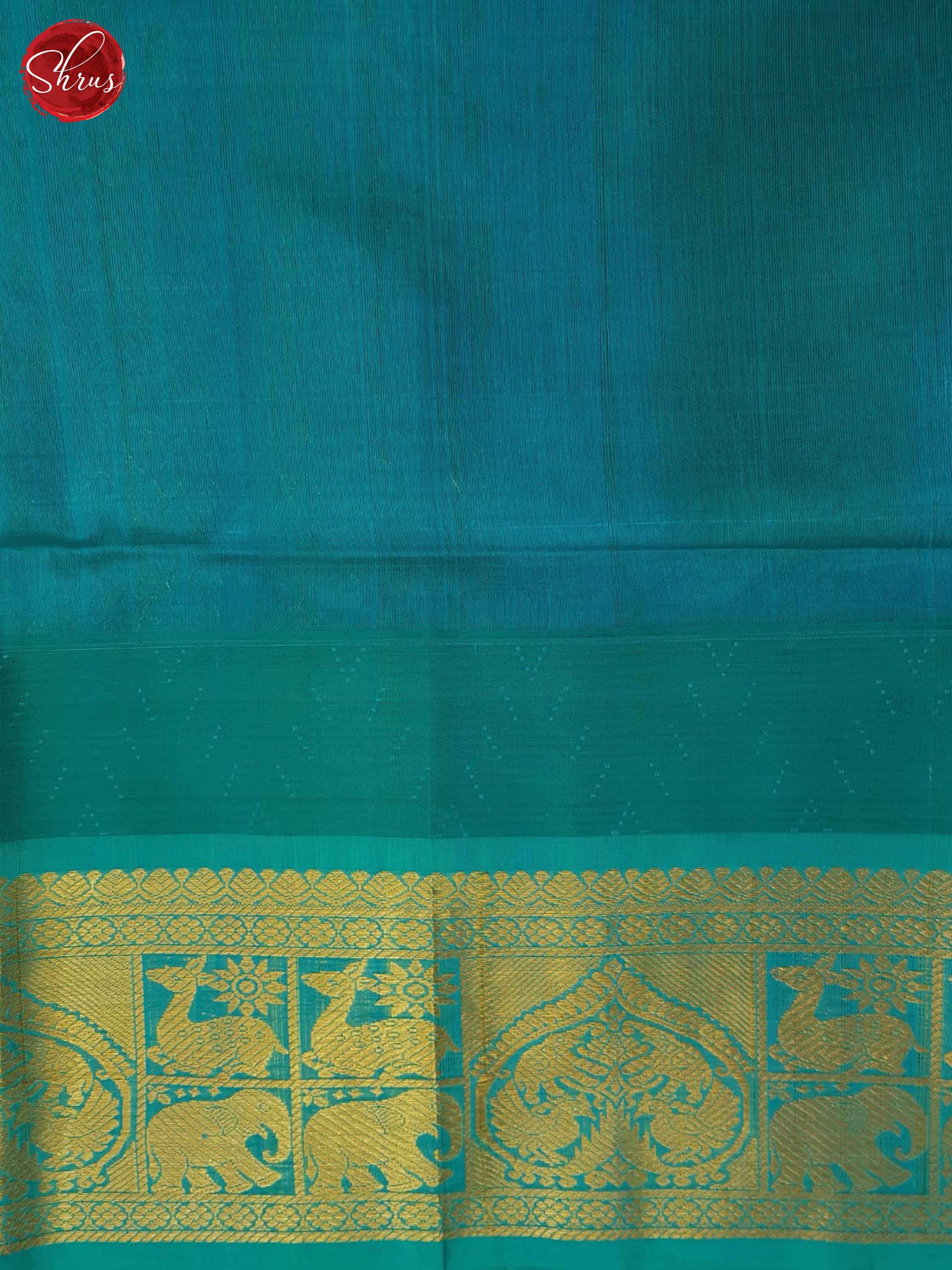 Blue & Light Blue - Silk Cotton saree - Shop on ShrusEternity.com