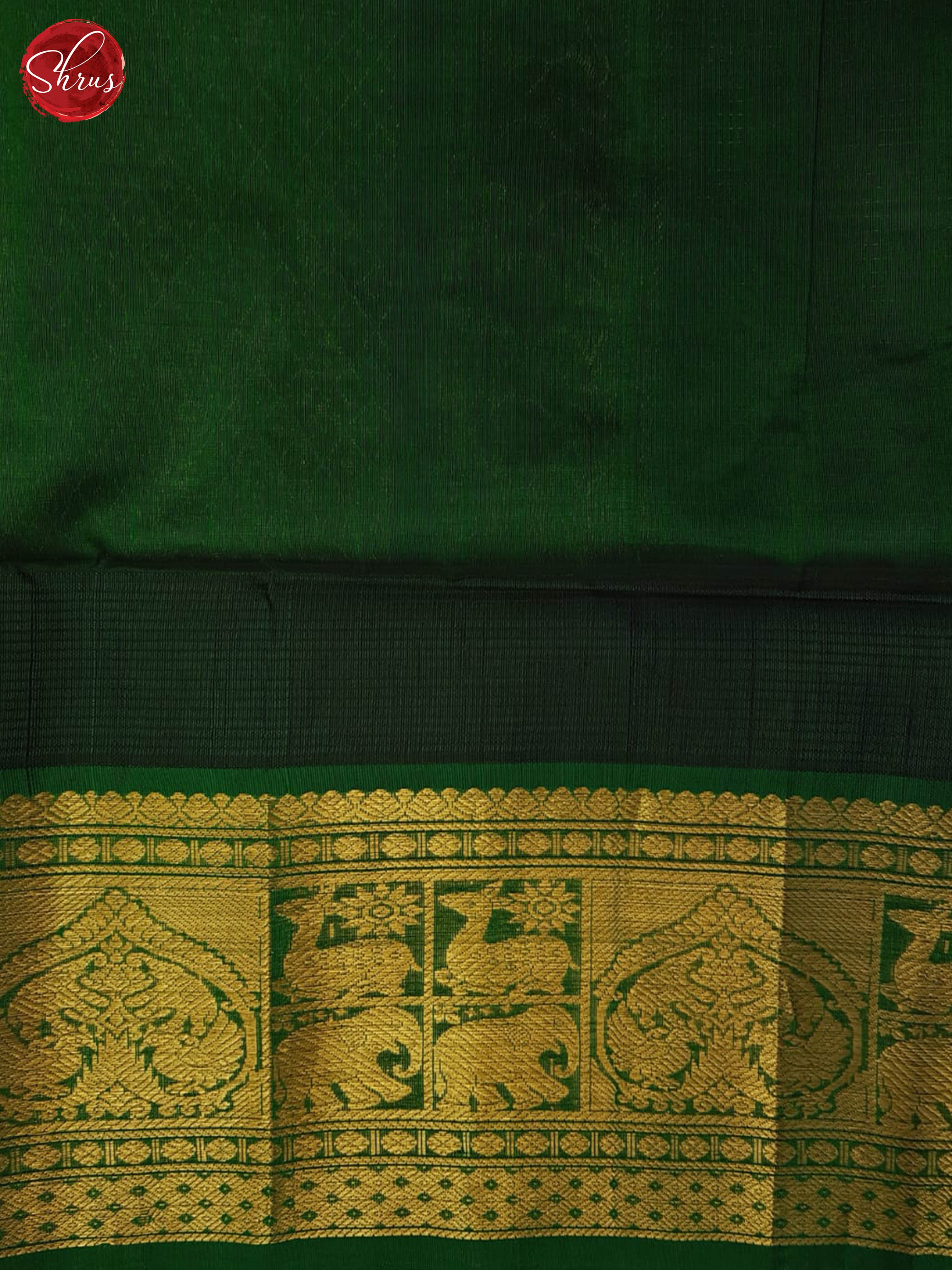 Baby Pink And Green- Silk Cotton Saree - Shop on ShrusEternity.com