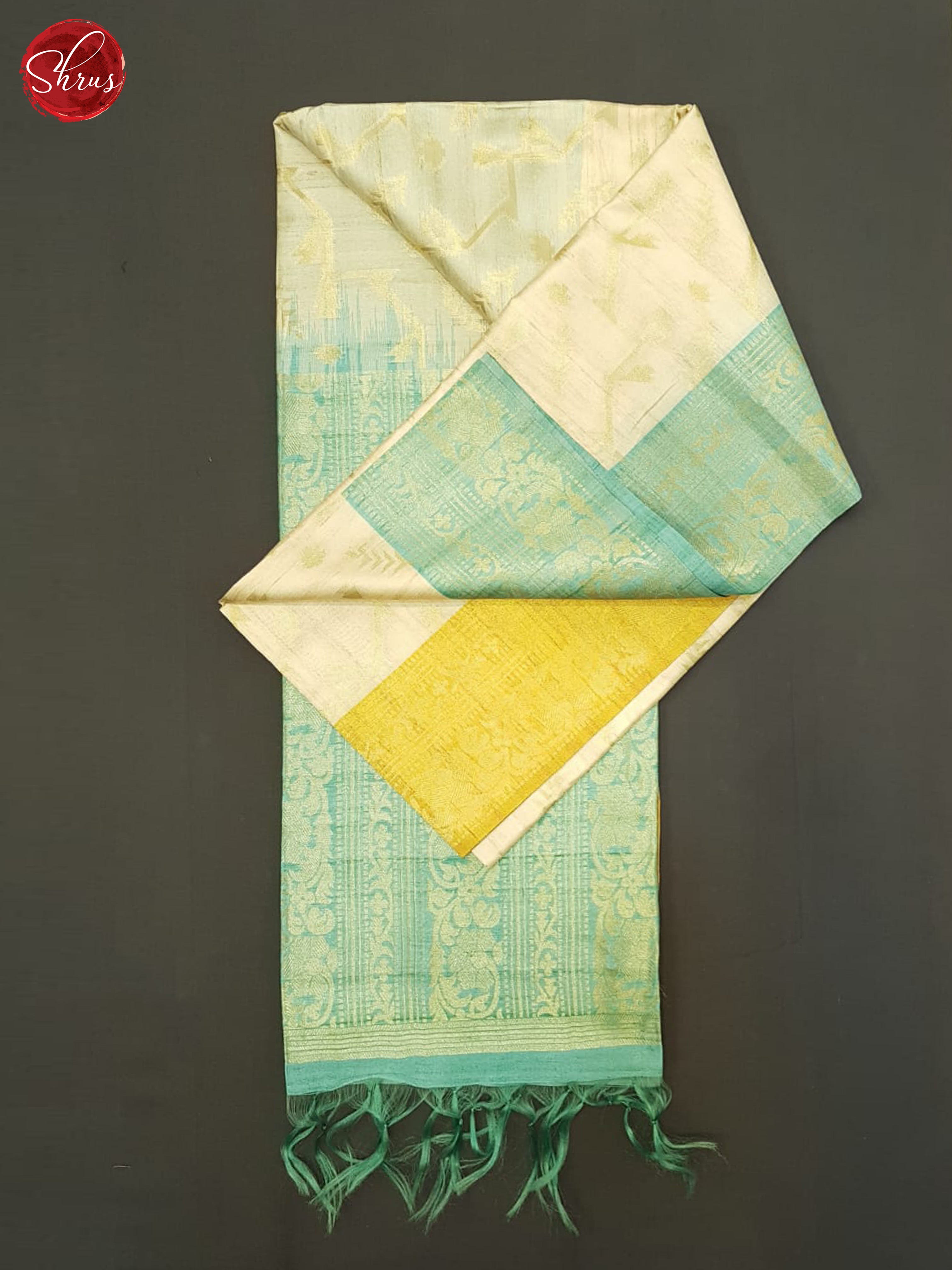 Cream Blue And Mustard - Shop on ShrusEternity.com