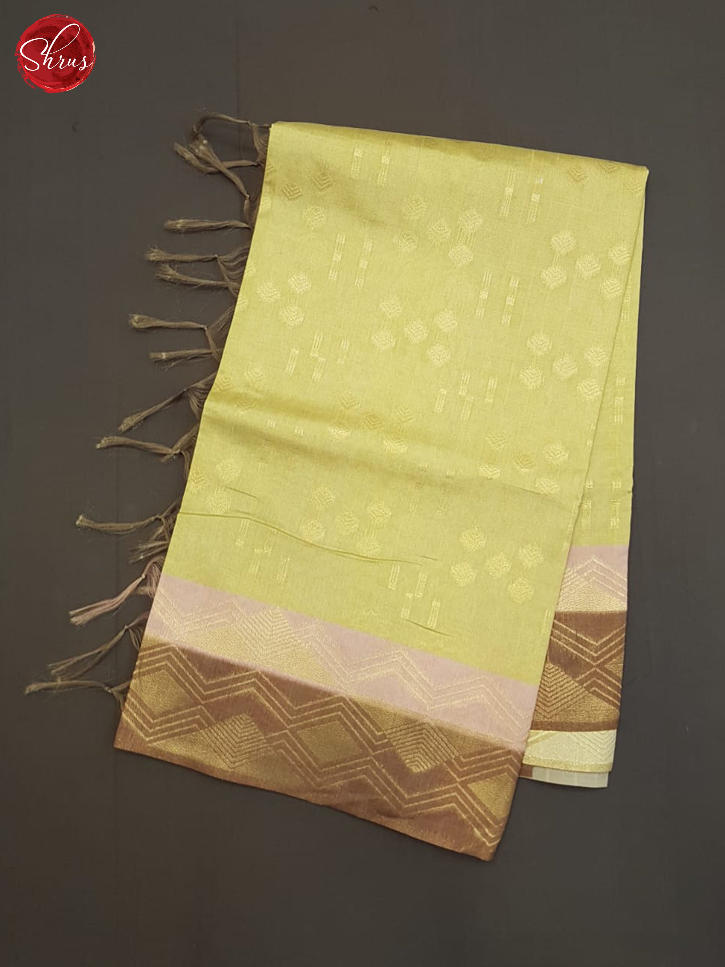 Green And Brown- Semi Tussar Saree - Shop on ShrusEternity.com