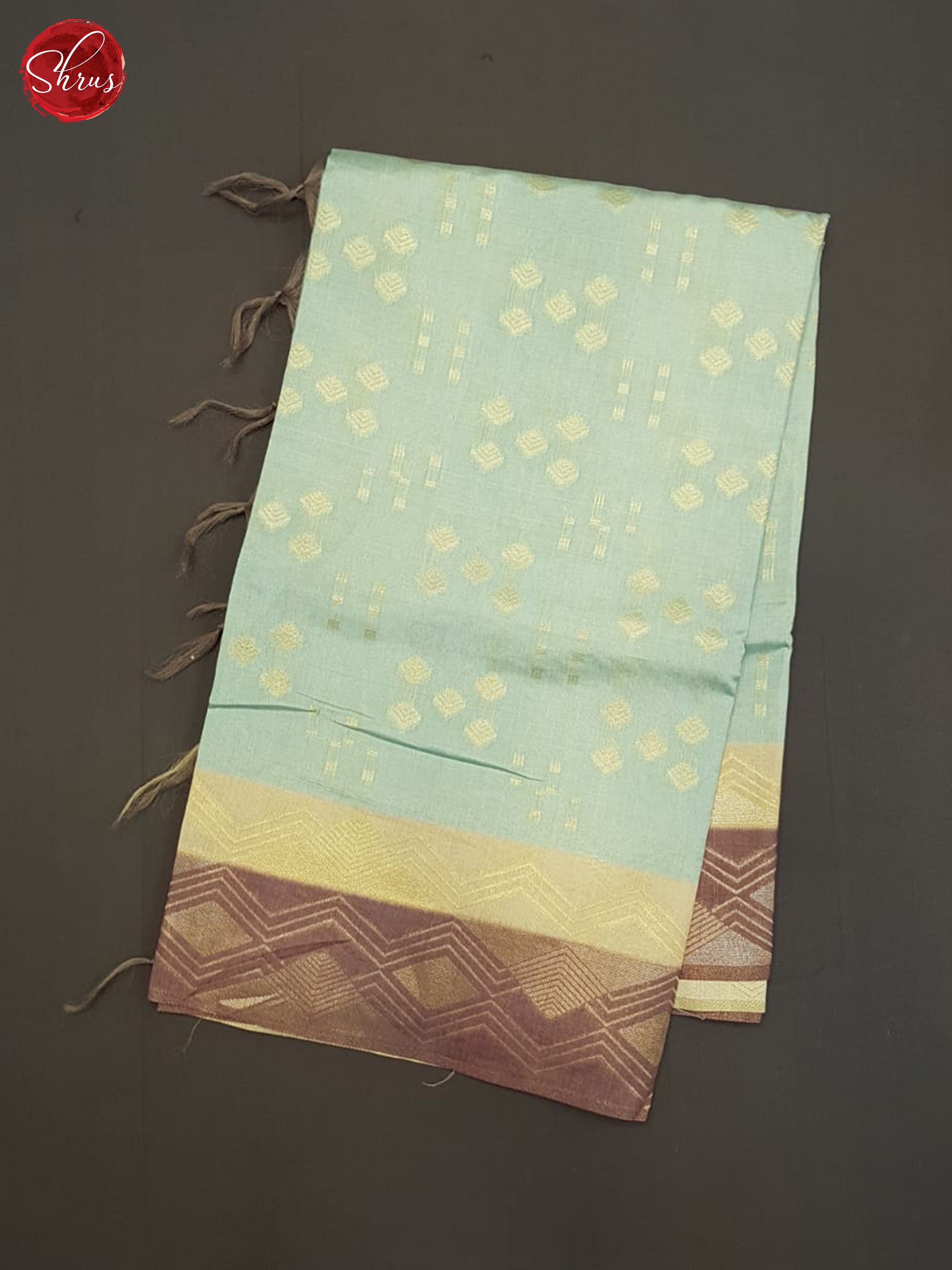 Pastel Green And Dusty Wine - Semi Tussar Saree - Shop on ShrusEternity.com