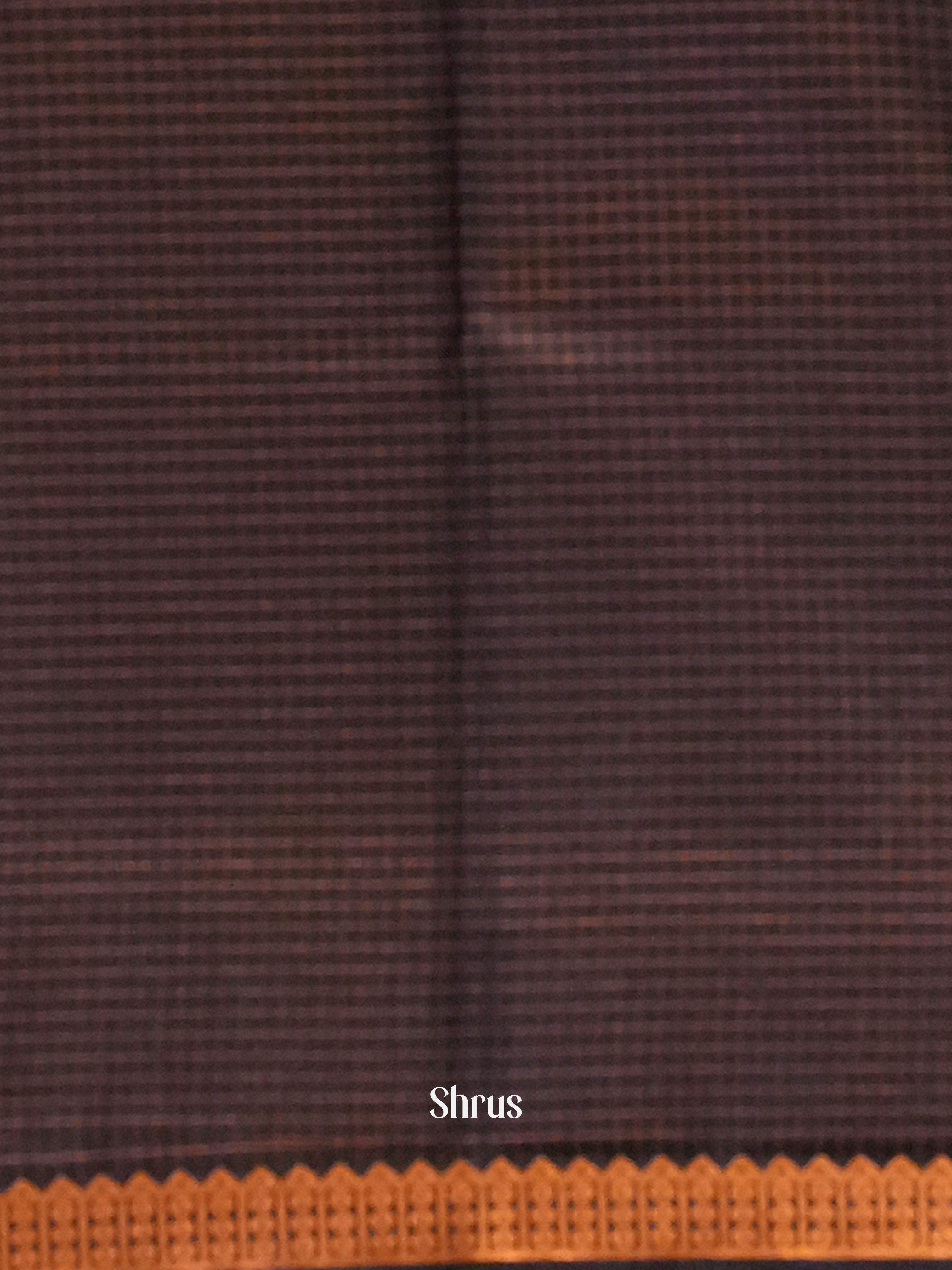 Blue & Navy Blue - Semi Mysoresilk Saree - Shop on ShrusEternity.com