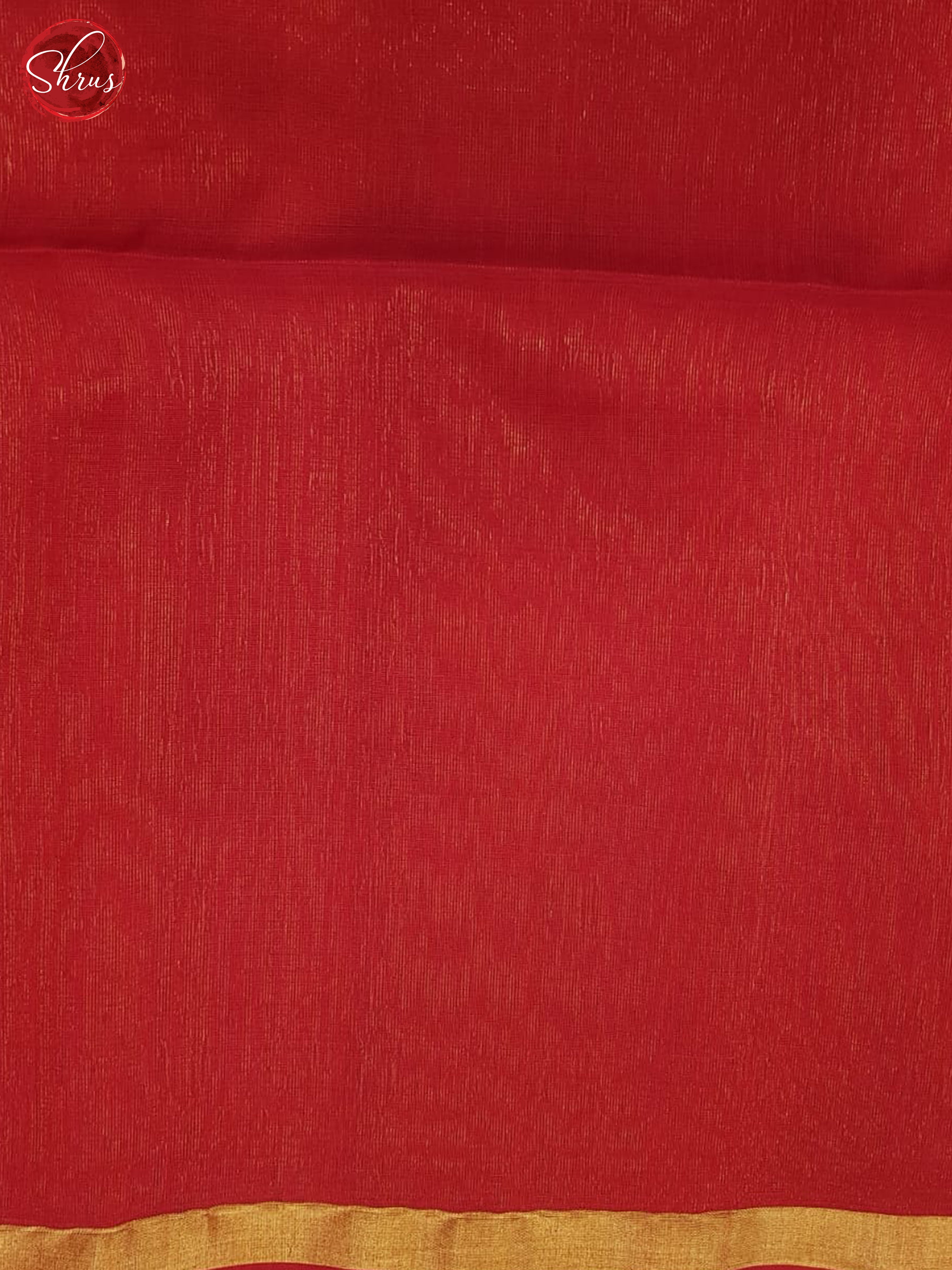 Green And Red- Silk Cotton Saree - Shop on ShrusEternity.com