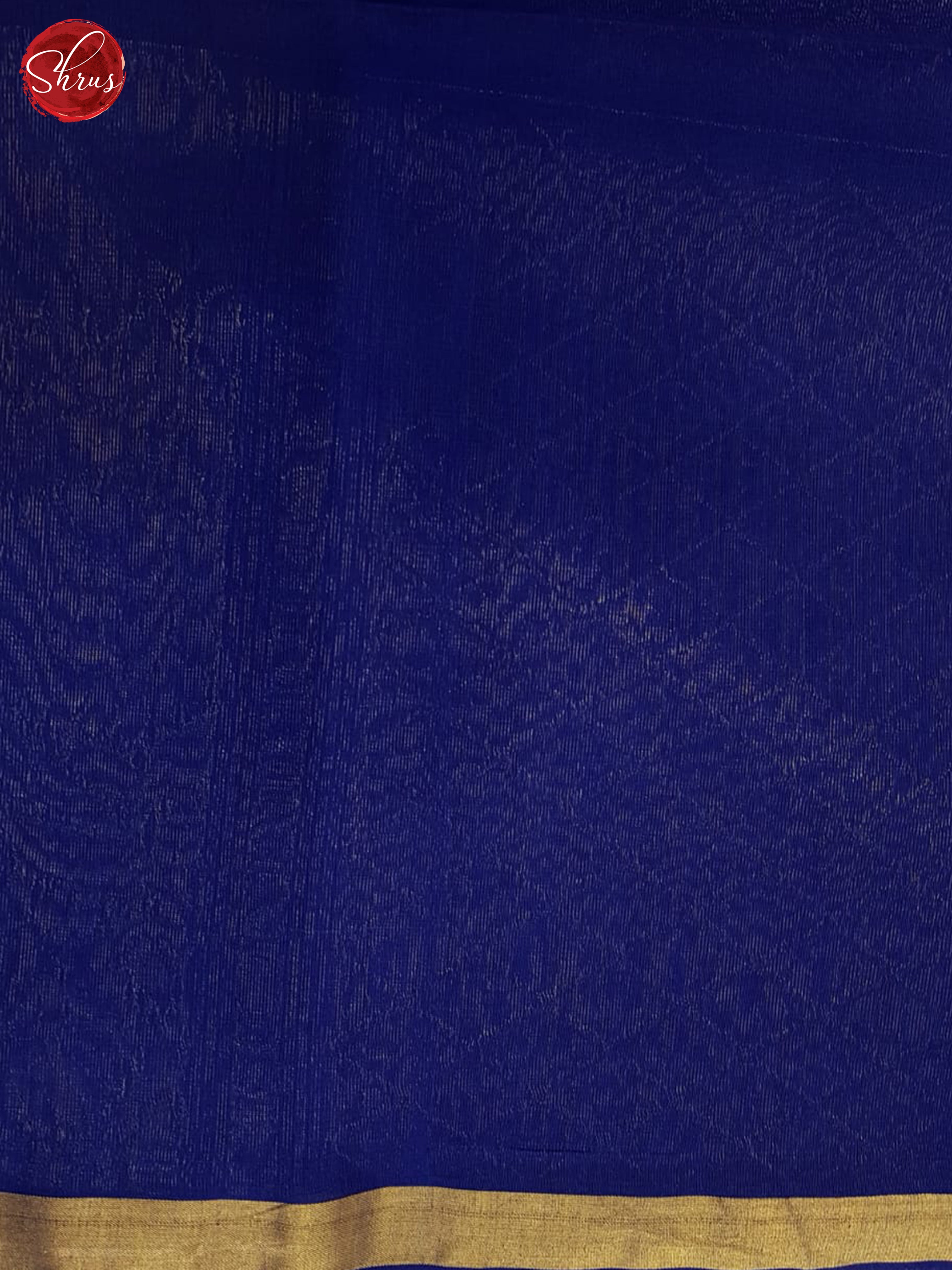 Pink And Blue- Silk Cotton Saree - Shop on ShrusEternity.com