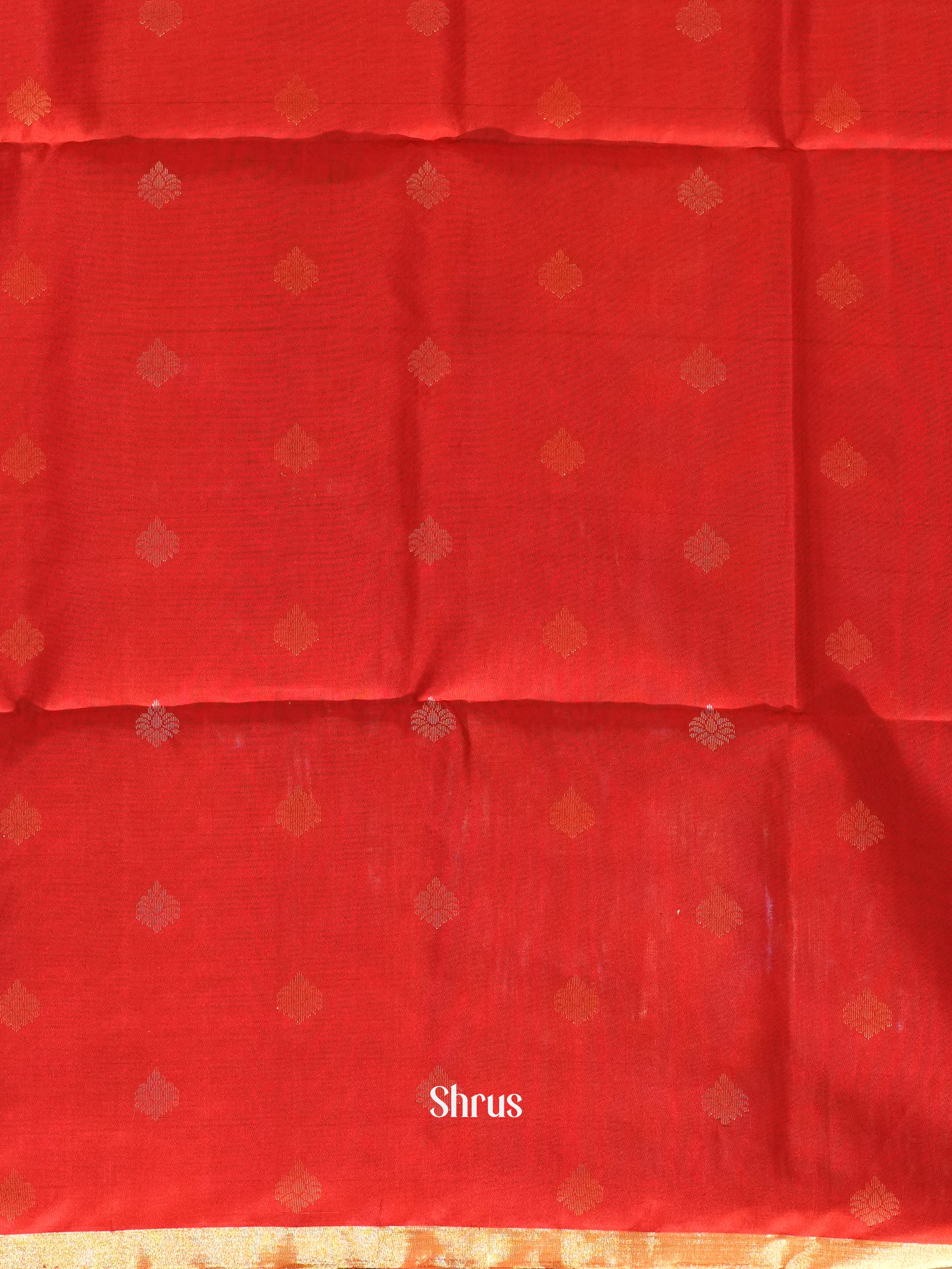 Green And Red-Soft Silk Saree - Shop on ShrusEternity.com