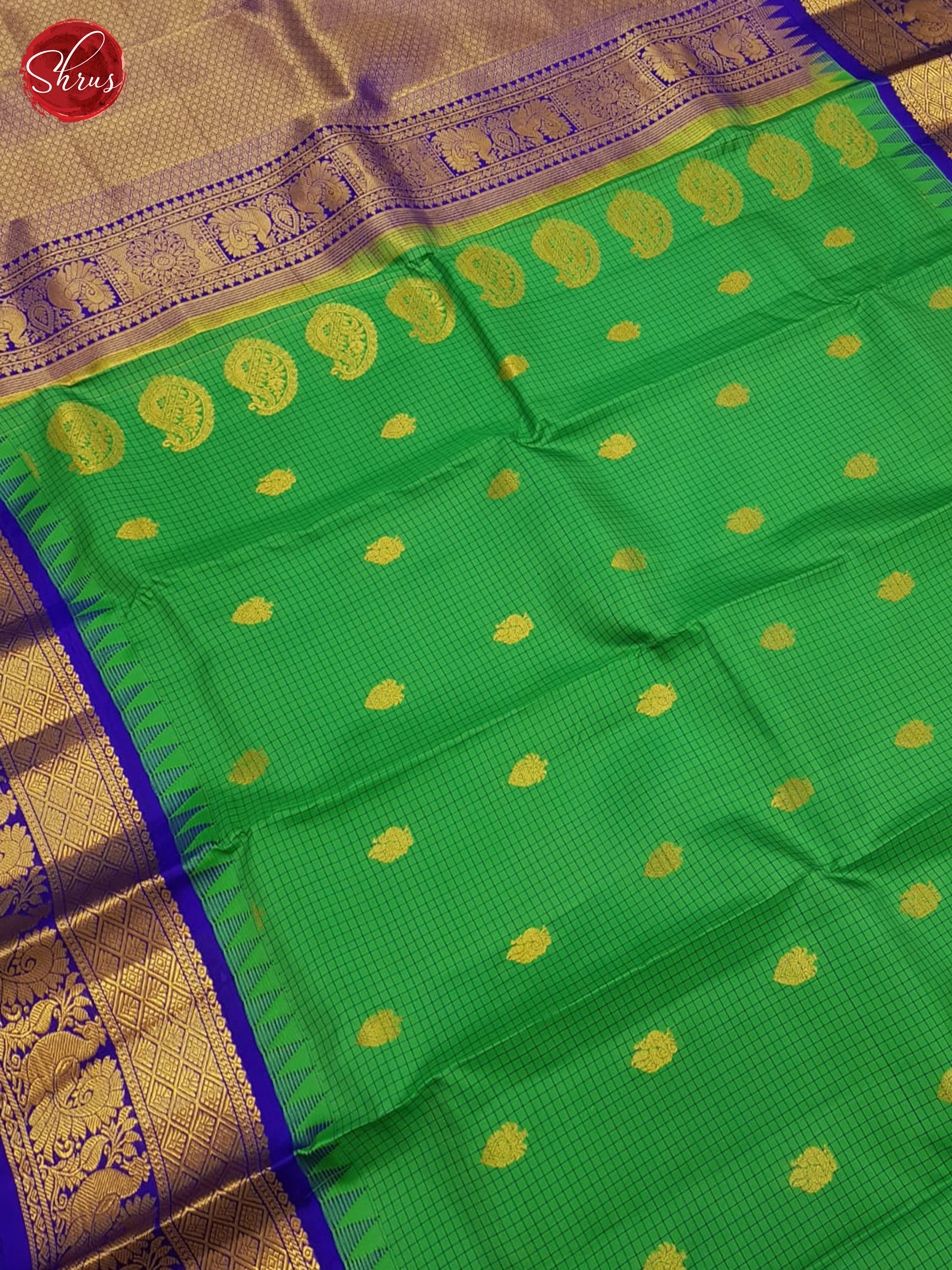 CAS23002 - Gadwal silk Saree - Shop on ShrusEternity.com