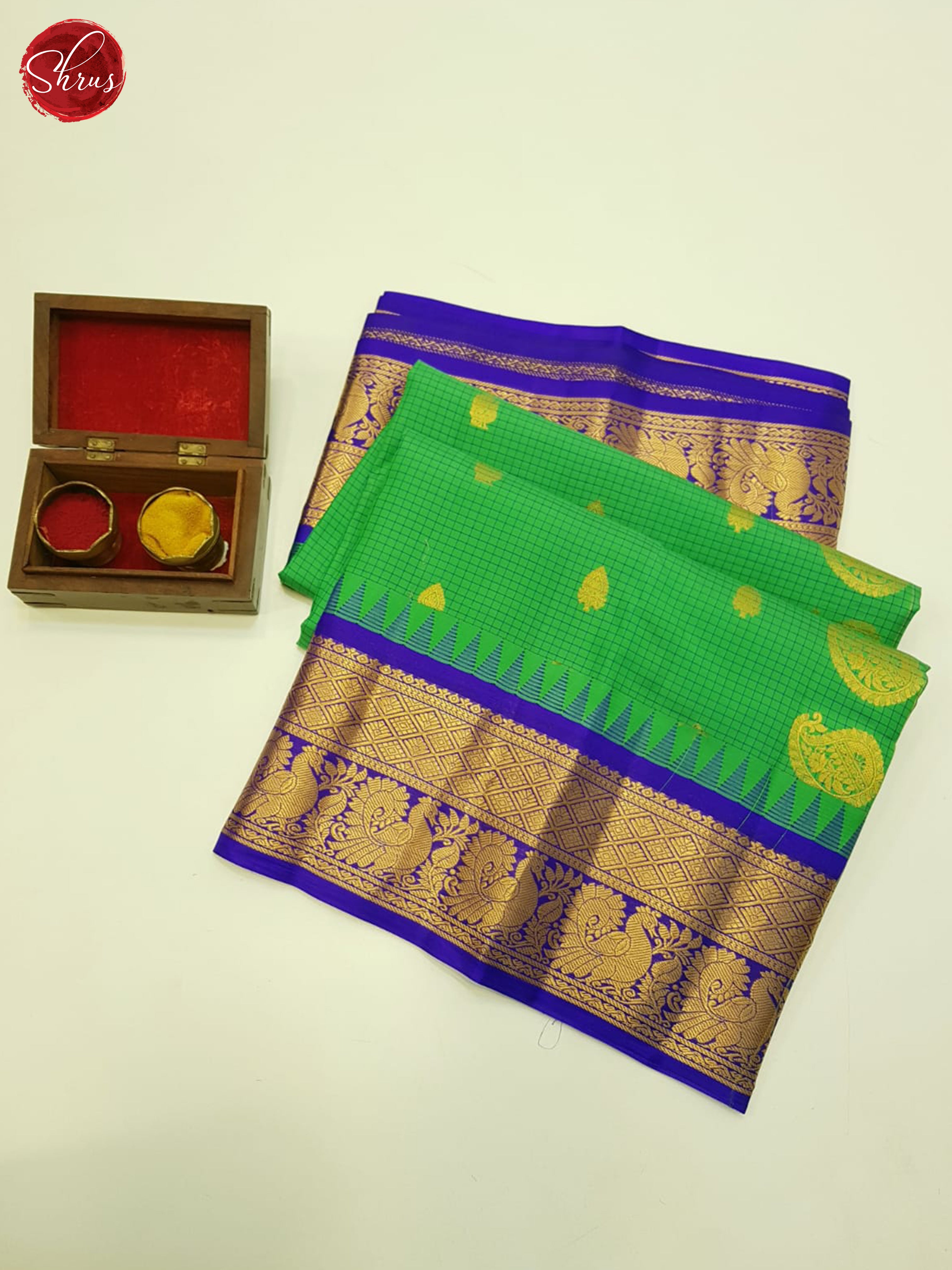 CAS23002 - Gadwal silk Saree - Shop on ShrusEternity.com