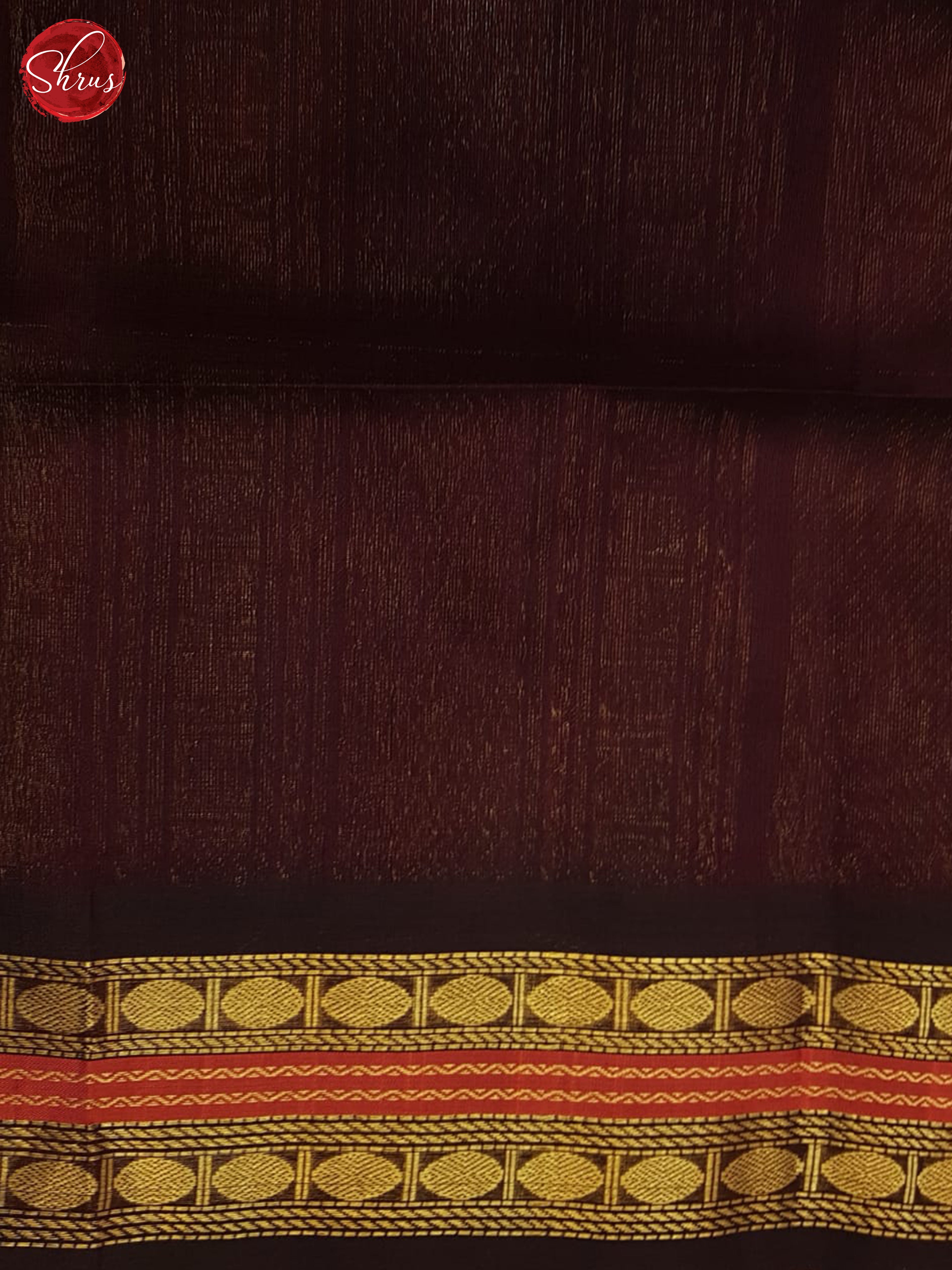 Pink And Brown- Silk Cotton Saree - Shop on ShrusEternity.com