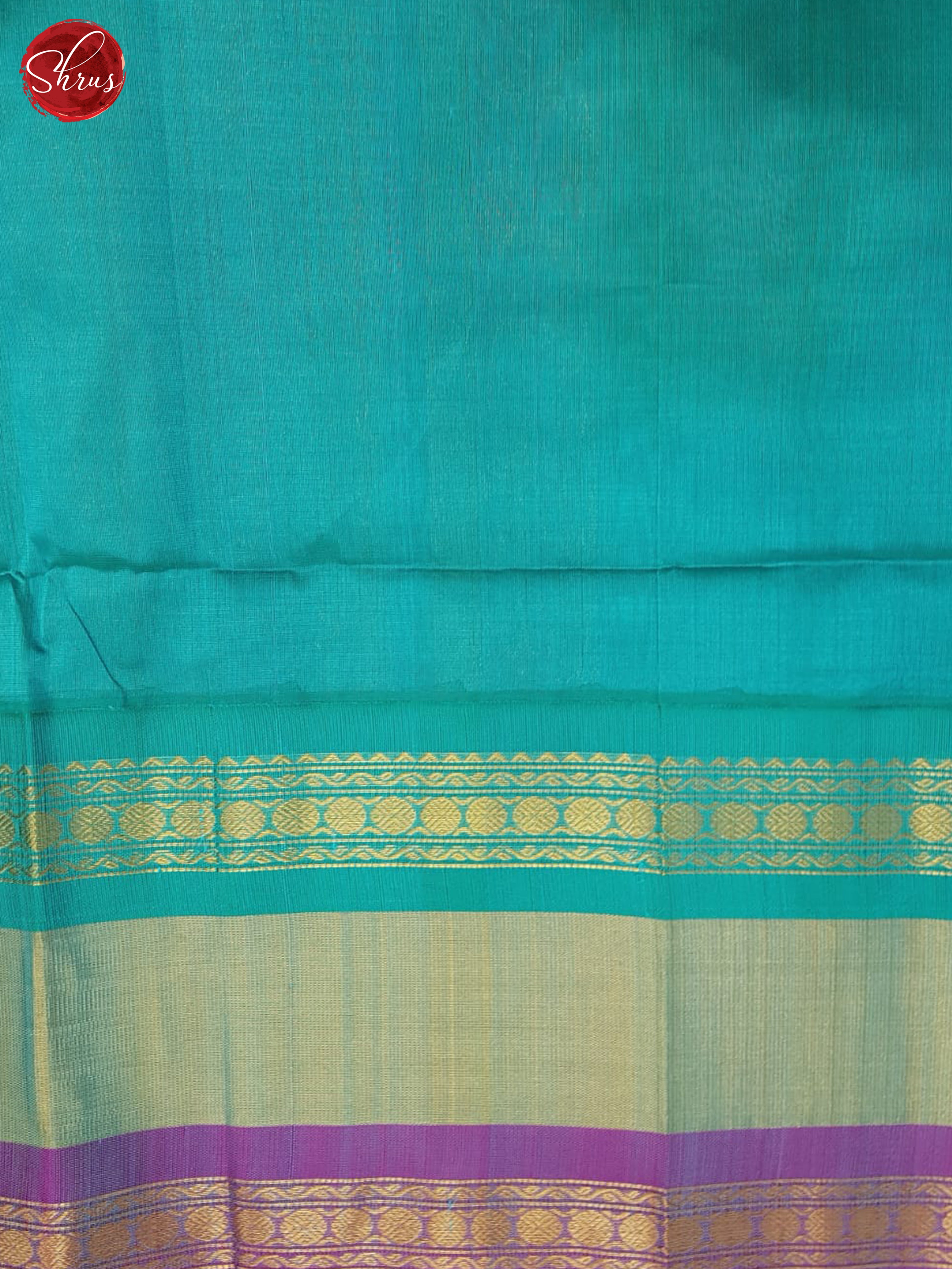 Vadamalli And Blue- Silk Cotton Saree - Shop on ShrusEternity.com