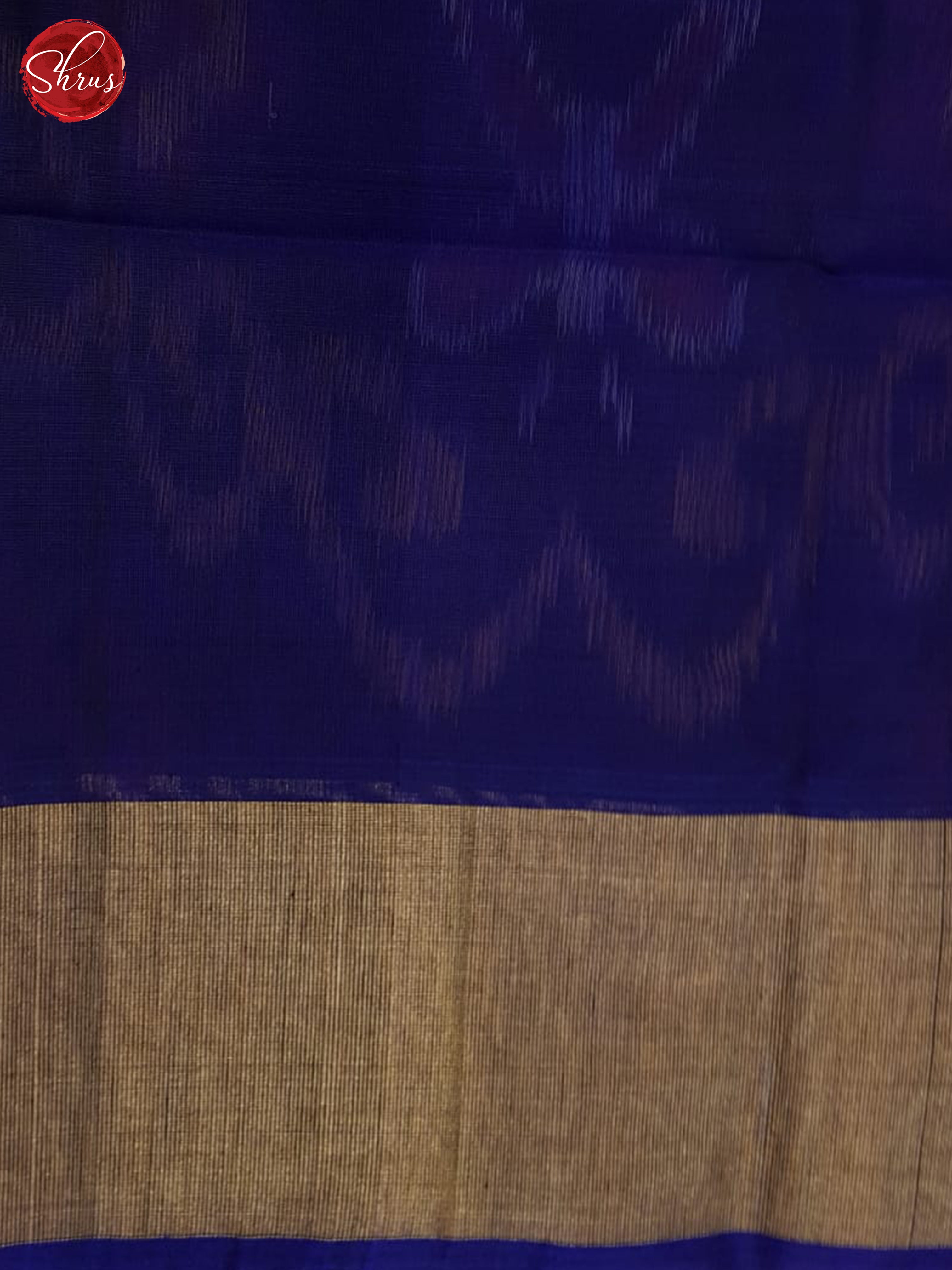 Red And Blue- Pochampally Silk Cotton Saree - Shop on ShrusEternity.com