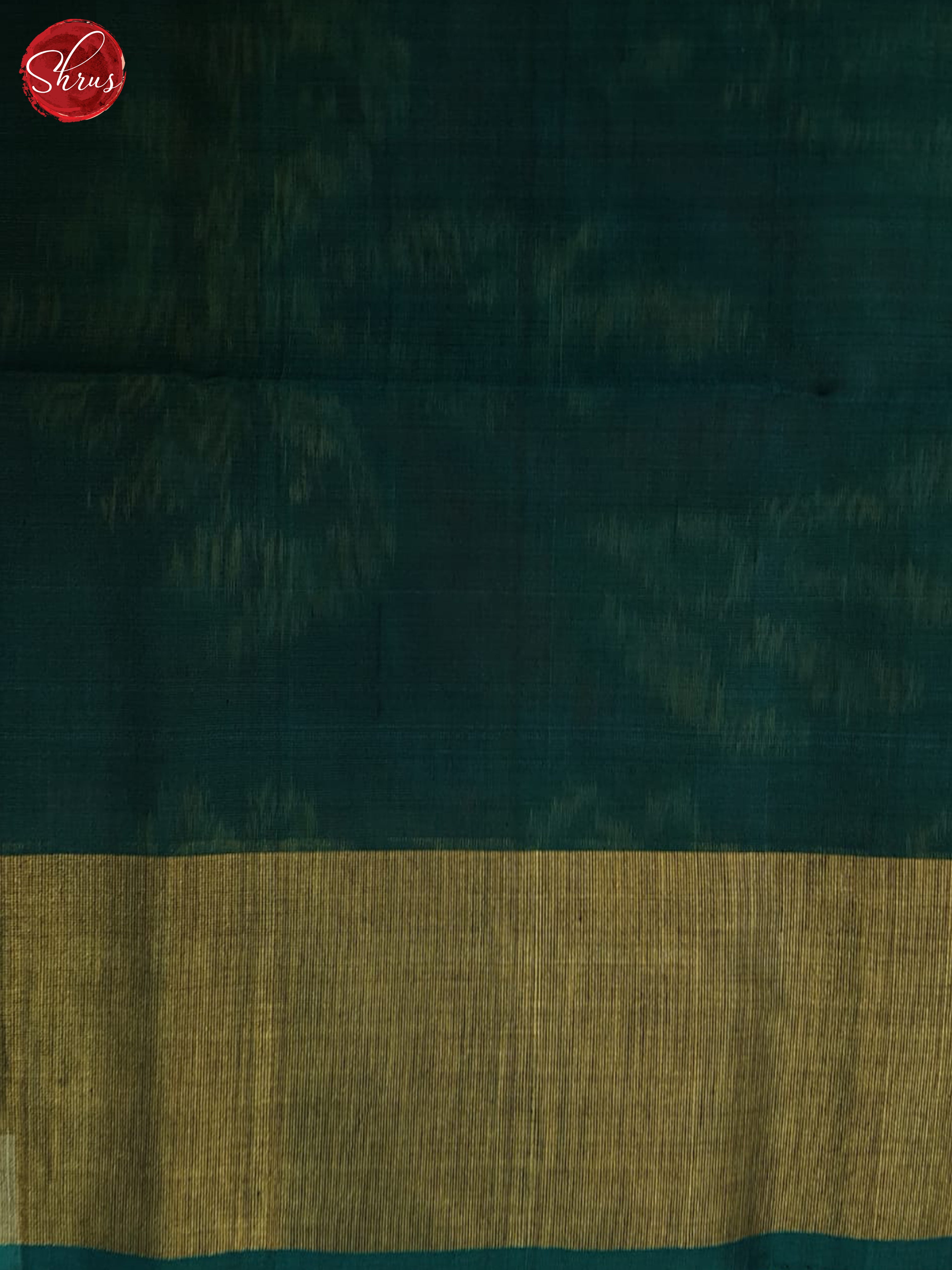 Blue And Green- Pochampally Silk Cotton Saree - Shop on ShrusEternity.com