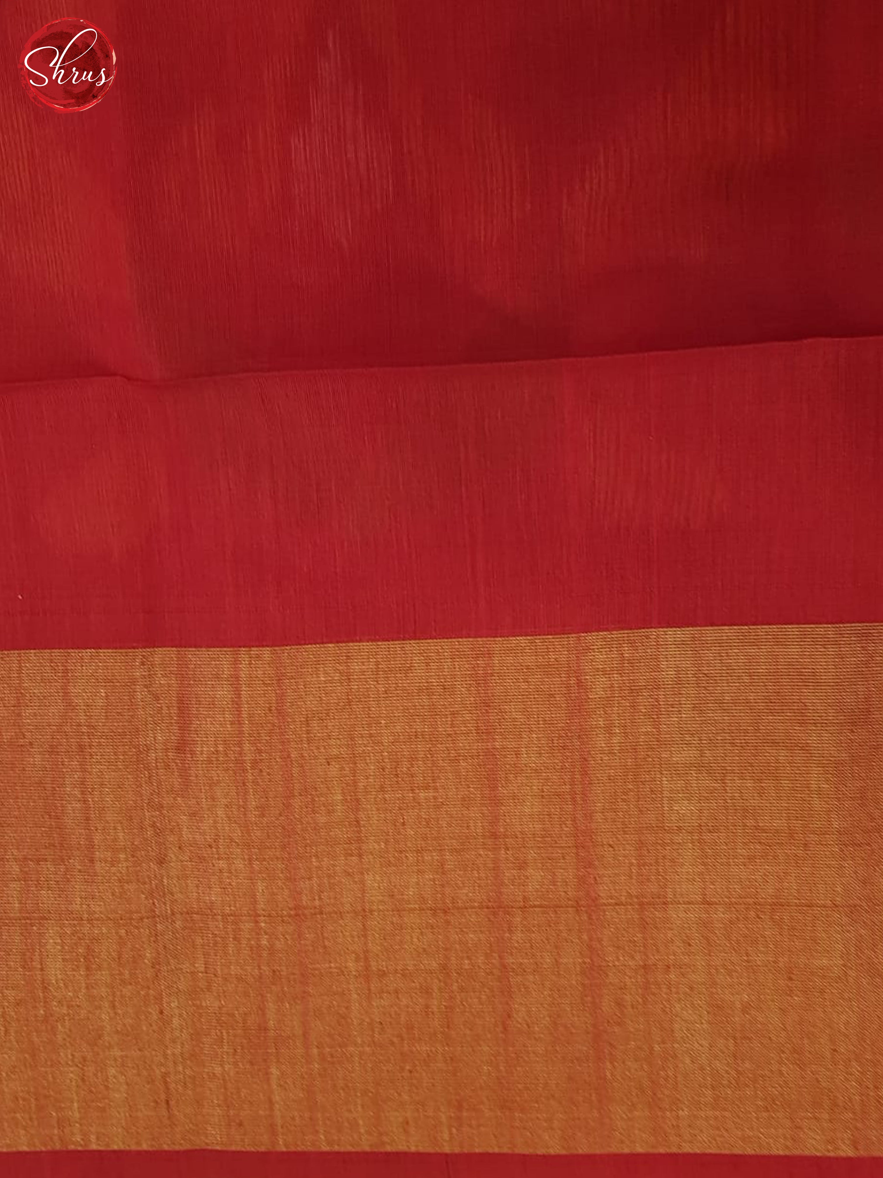 Green And Red- Pochampally Silk Cotton Saree - Shop on ShrusEternity.com