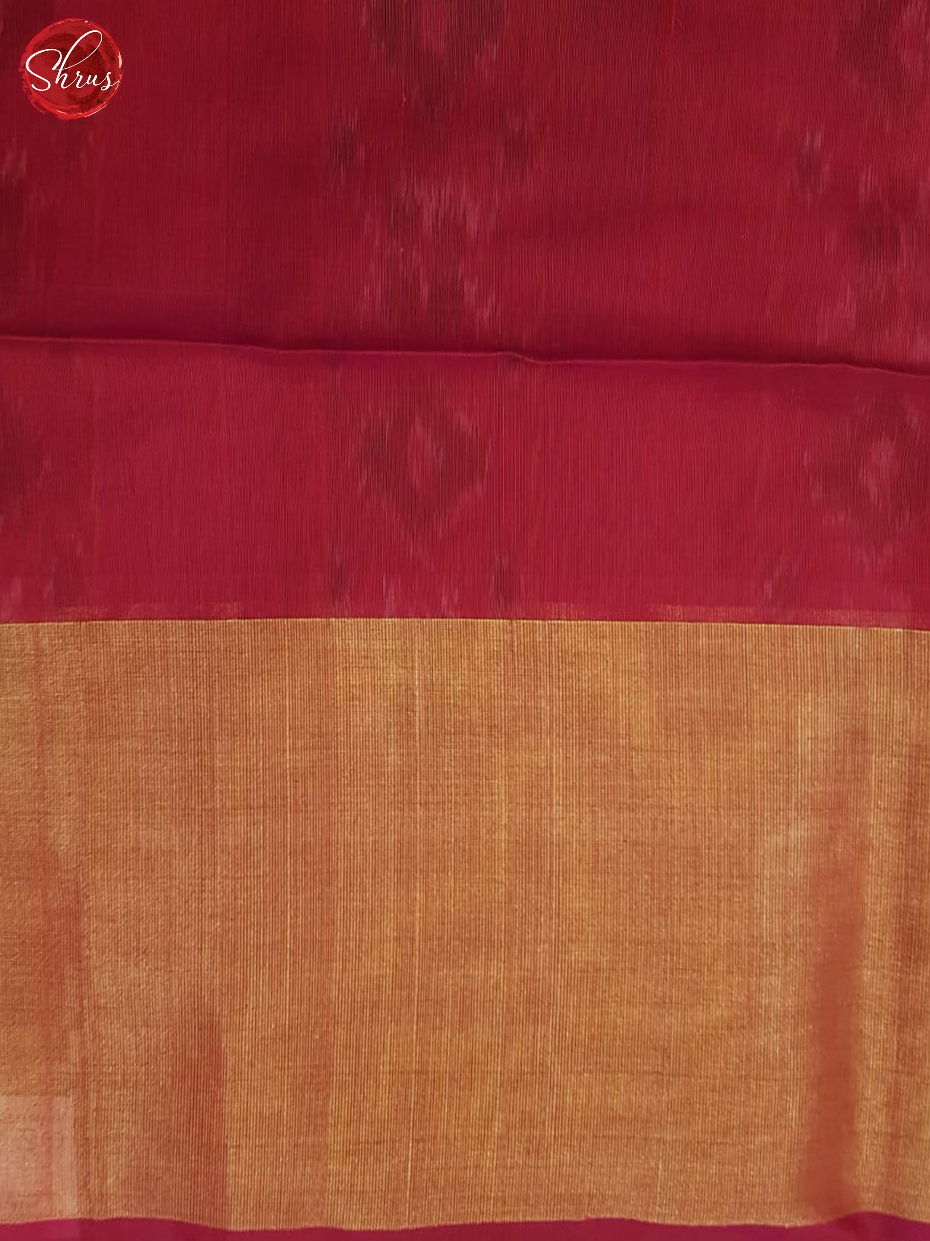 Green And Red- Pochampally Silk Cotton Saree - Shop on ShrusEternity.com