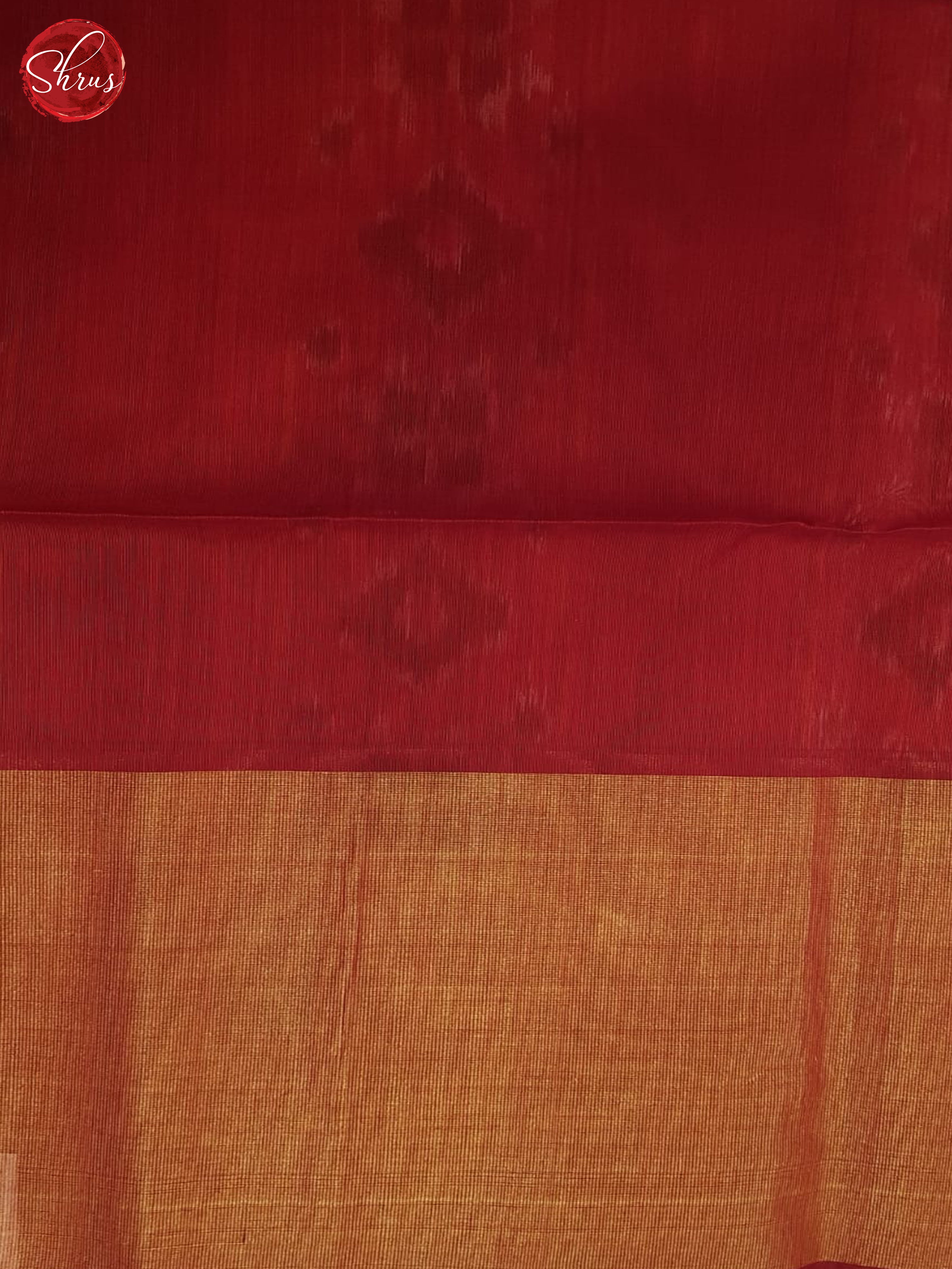 Green And Red- Pochampally Silk Cotton Saree - Shop on ShrusEternity.com