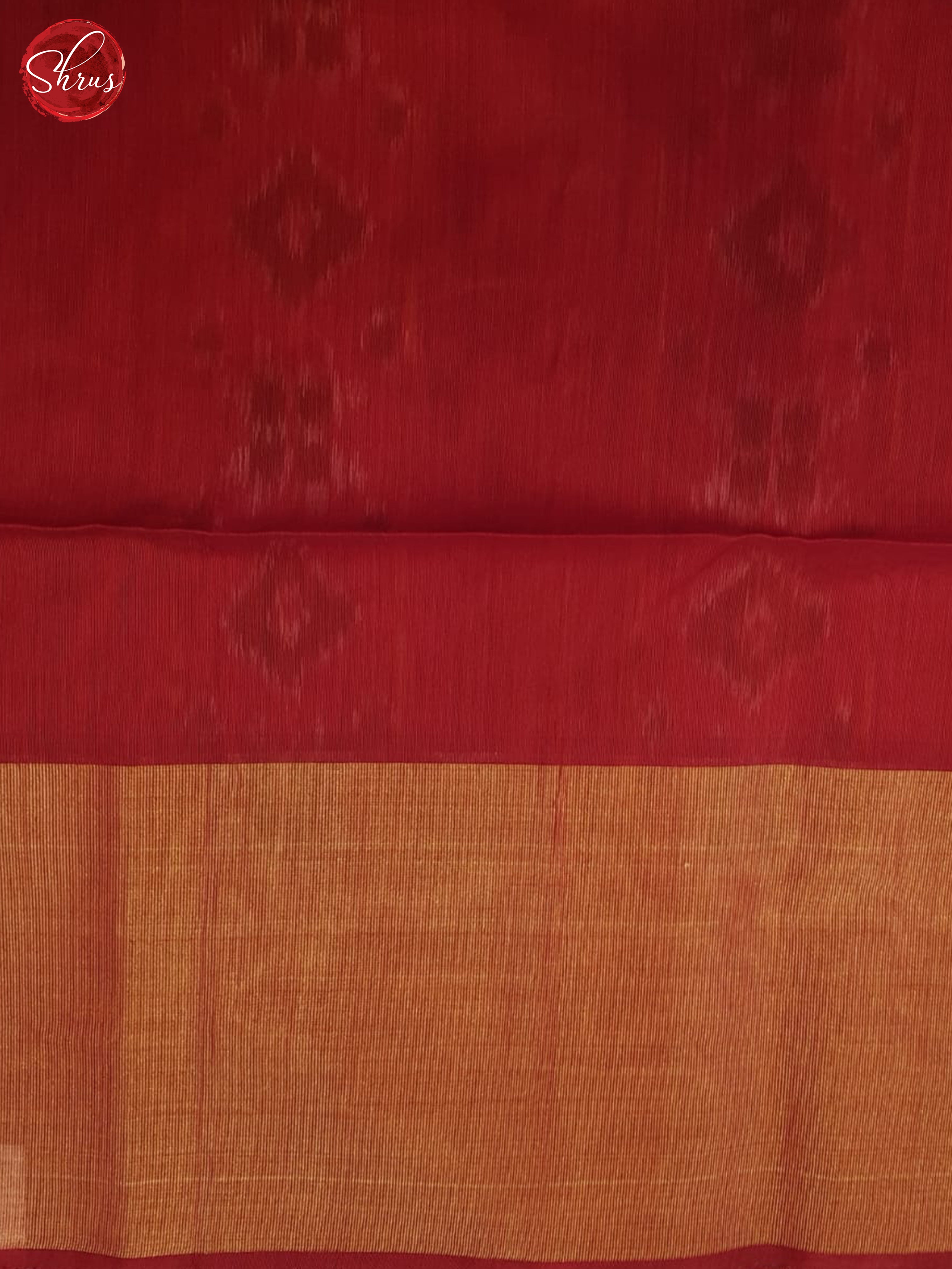Blue And Red- Pochampally Silk Cotton Saree - Shop on ShrusEternity.com