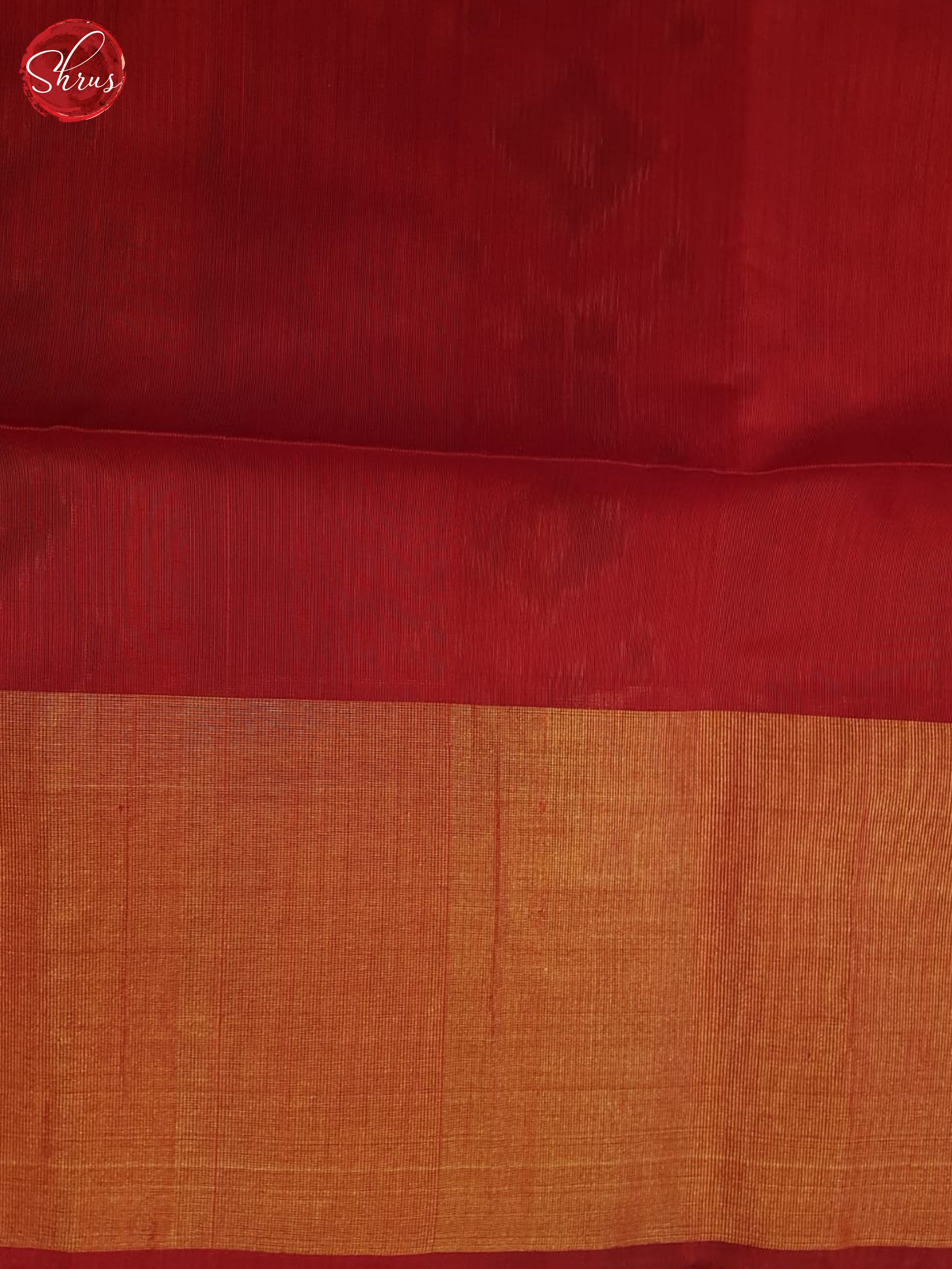 Green And Red- Pochampally Silk Cotton Saree - Shop on ShrusEternity.com