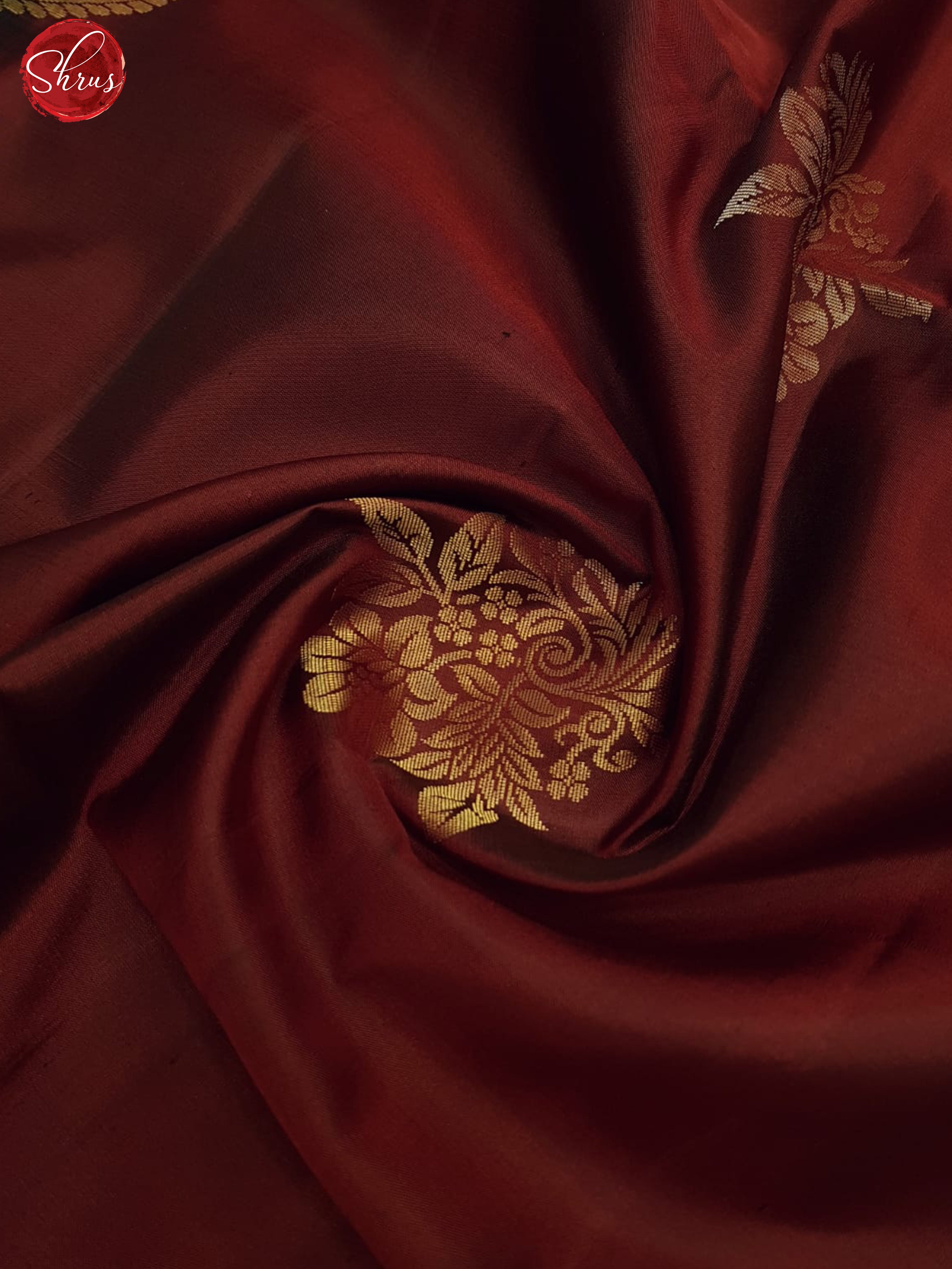 Brown And Green- Soft Silk Saree - Shop on ShrusEternity.com