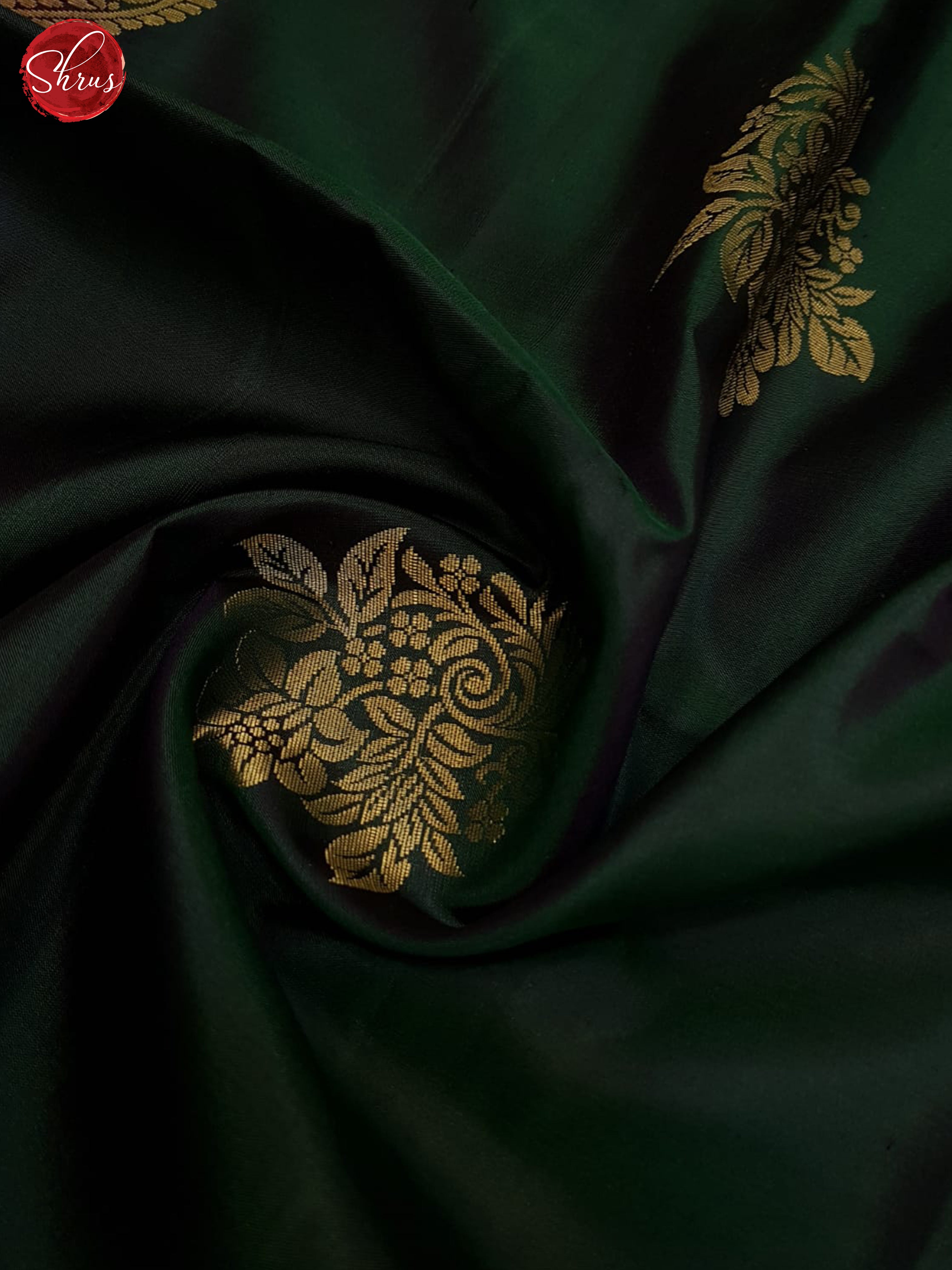Peacock Green & Purple - Soft Silk Saree - Shop on ShrusEternity.com
