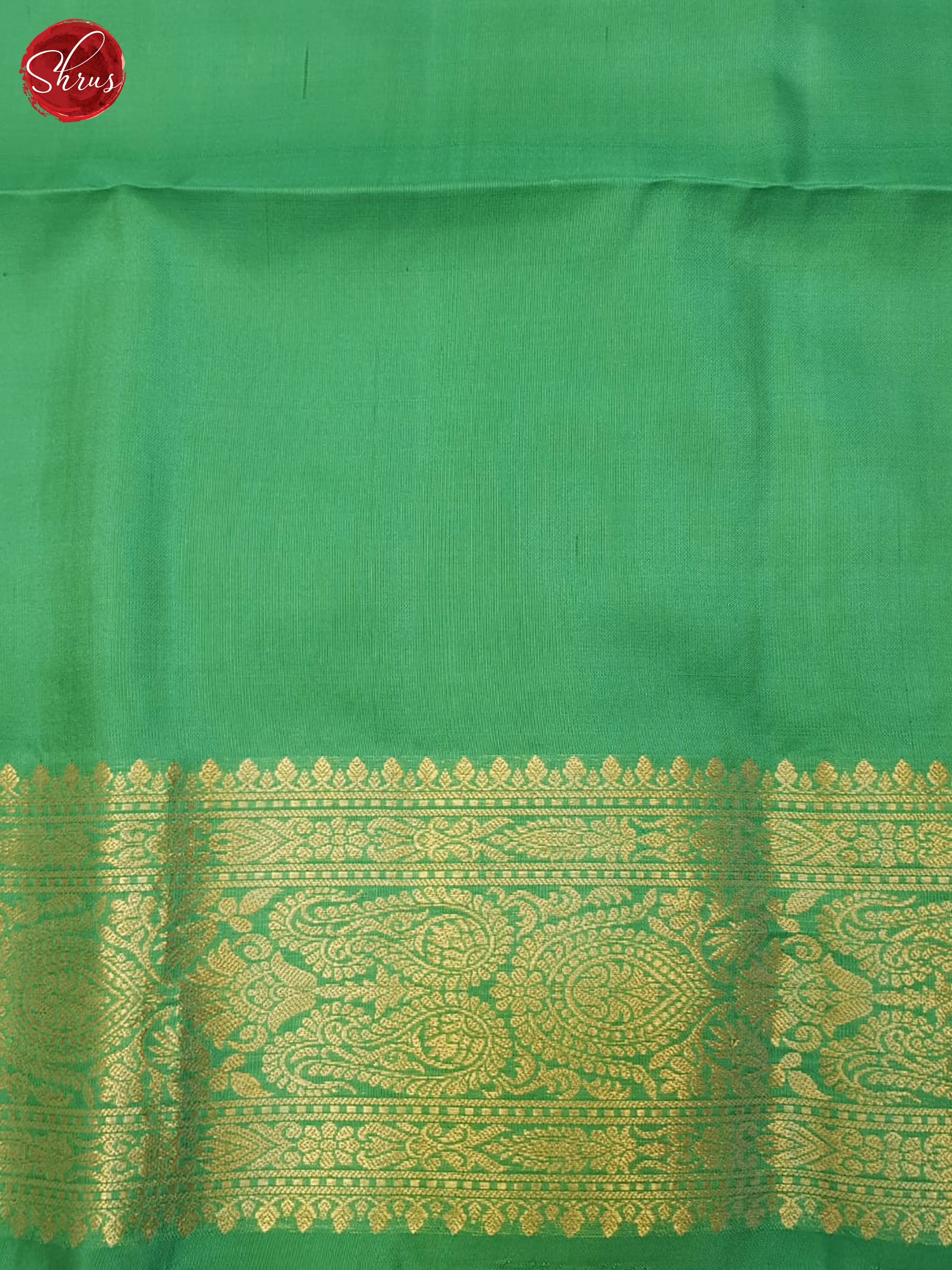 Brown And Green-Soft Silk saree-6