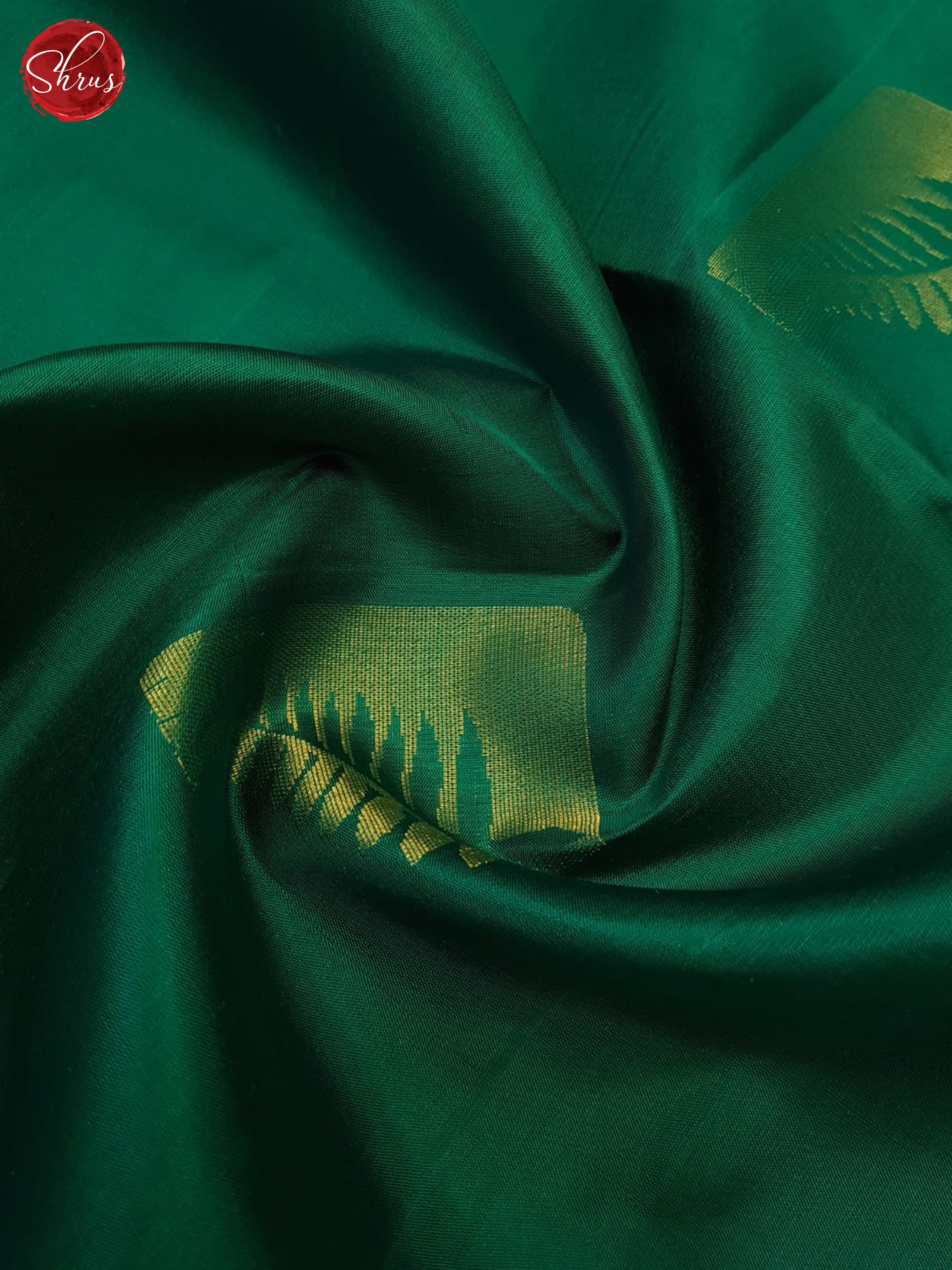 Green And Maroon- Soft Silk saree-4