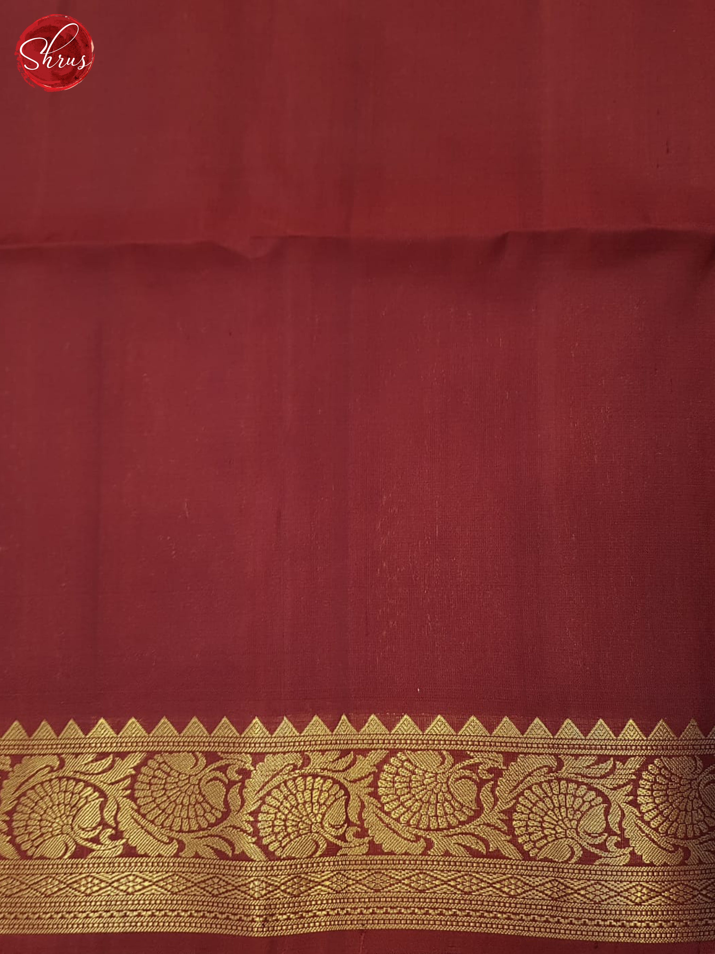 Green And Maroon- Soft Silk saree-5