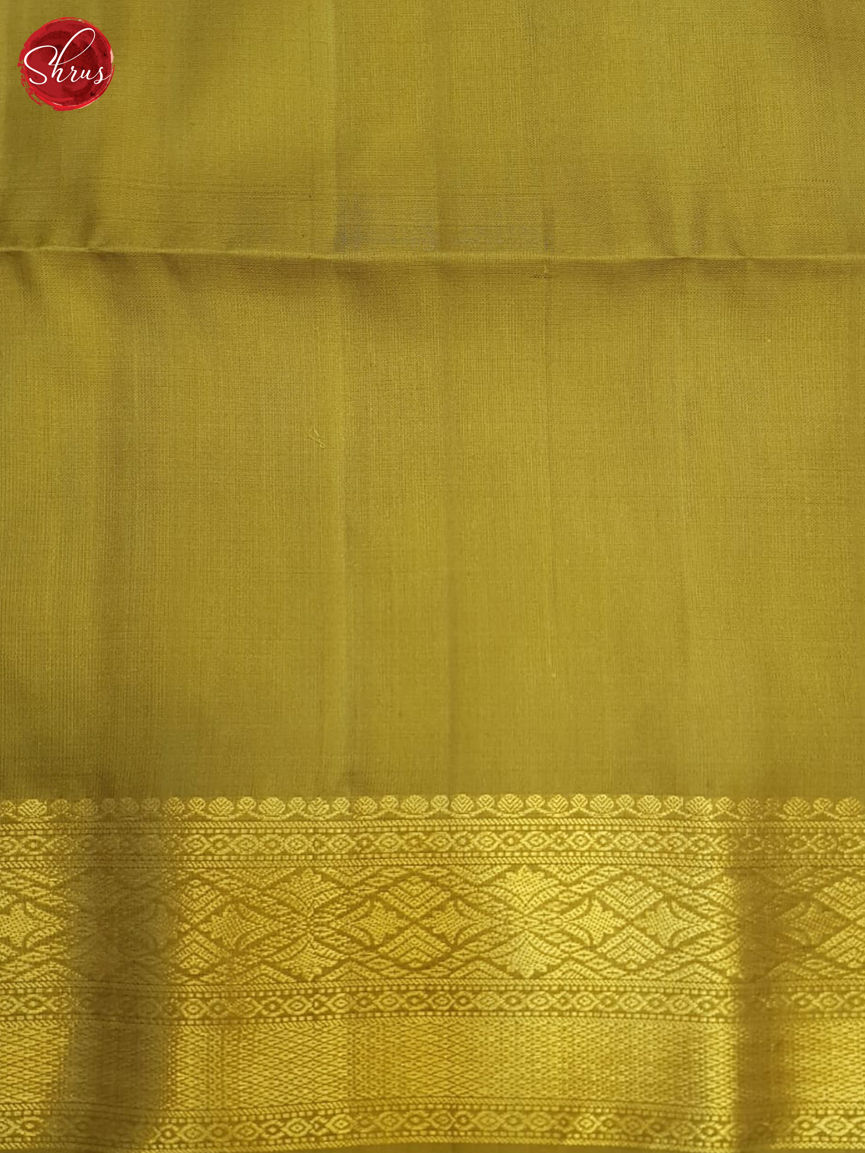 Navy Blue & beigish Gold - Soft Silk Saree - Shop on ShrusEternity.com