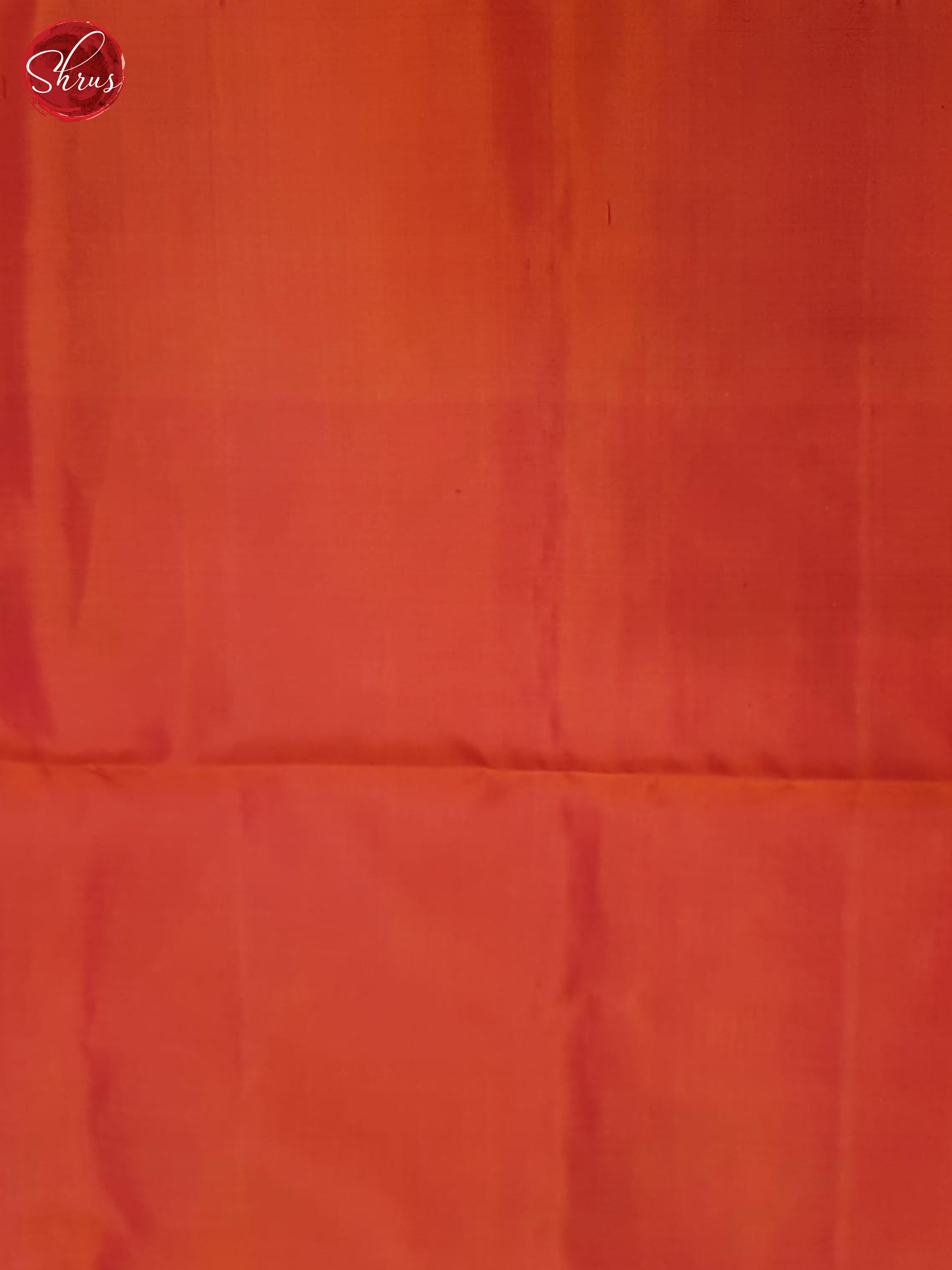 Blue & Orange - Soft Silk Saree - Shop on ShrusEternity.com