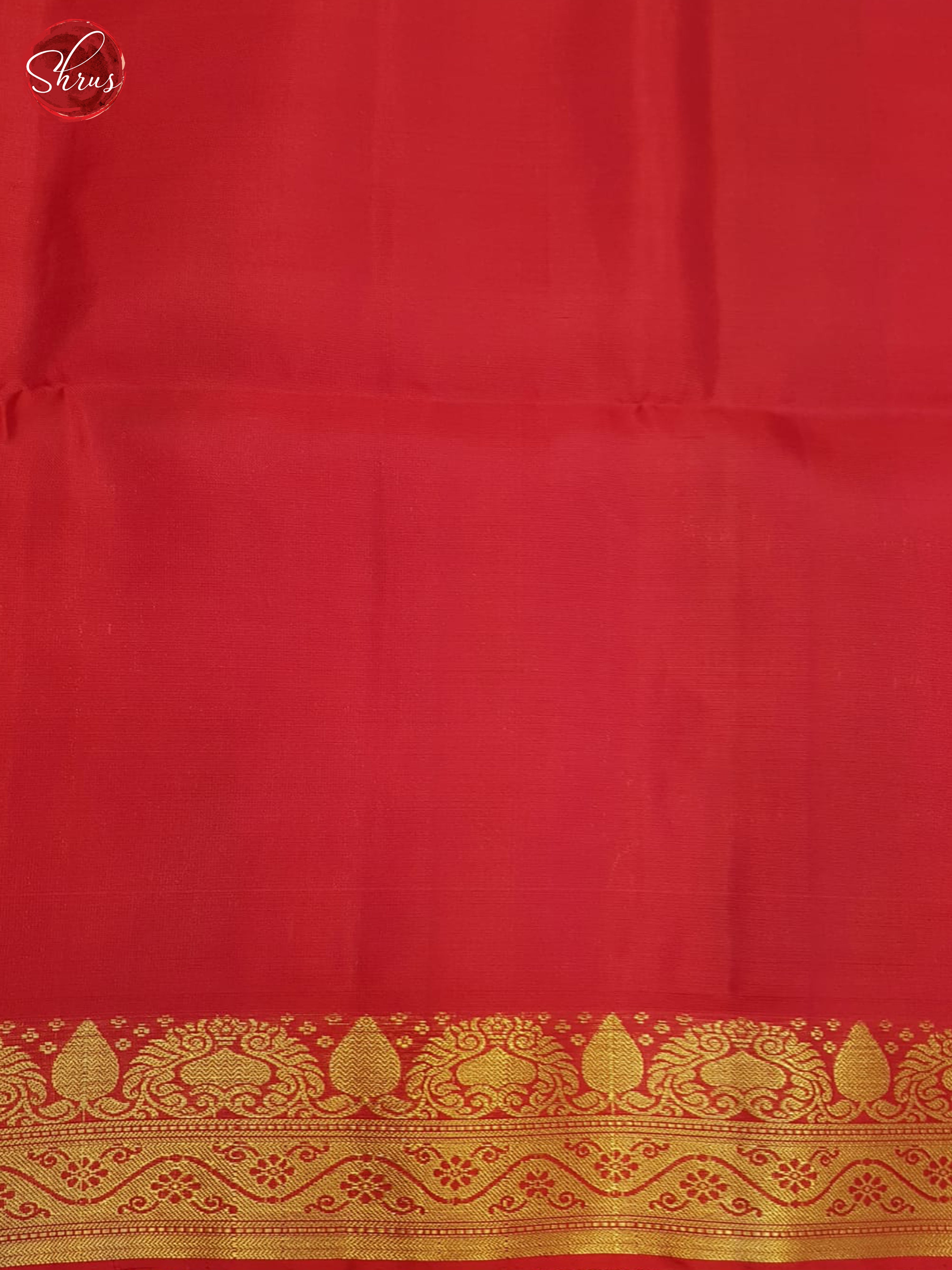 Orange & Red - Soft Silk Saree - Shop on ShrusEternity.com