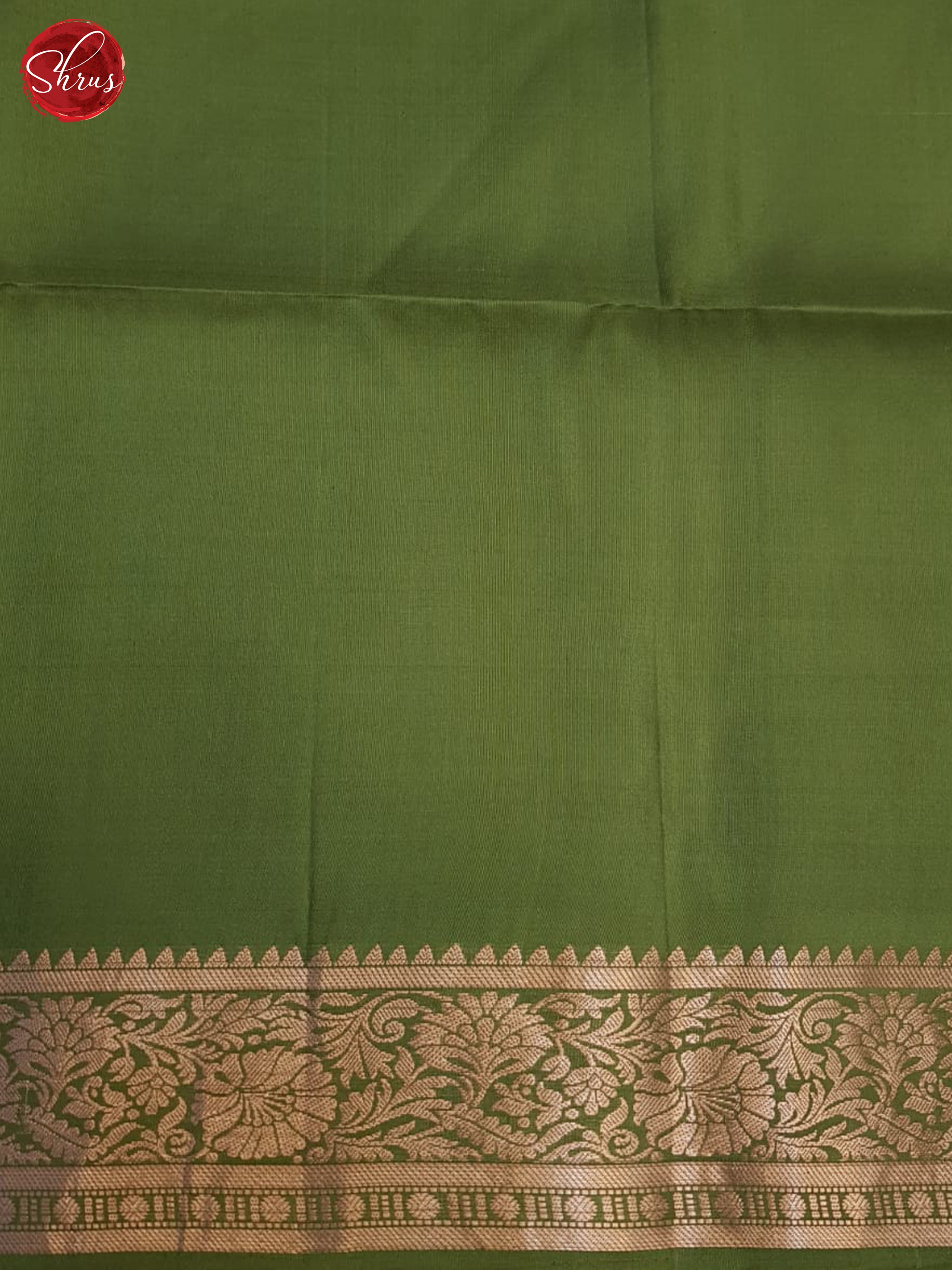 Maroon And Green- Soft Silk Saree - Shop on ShrusEternity.com