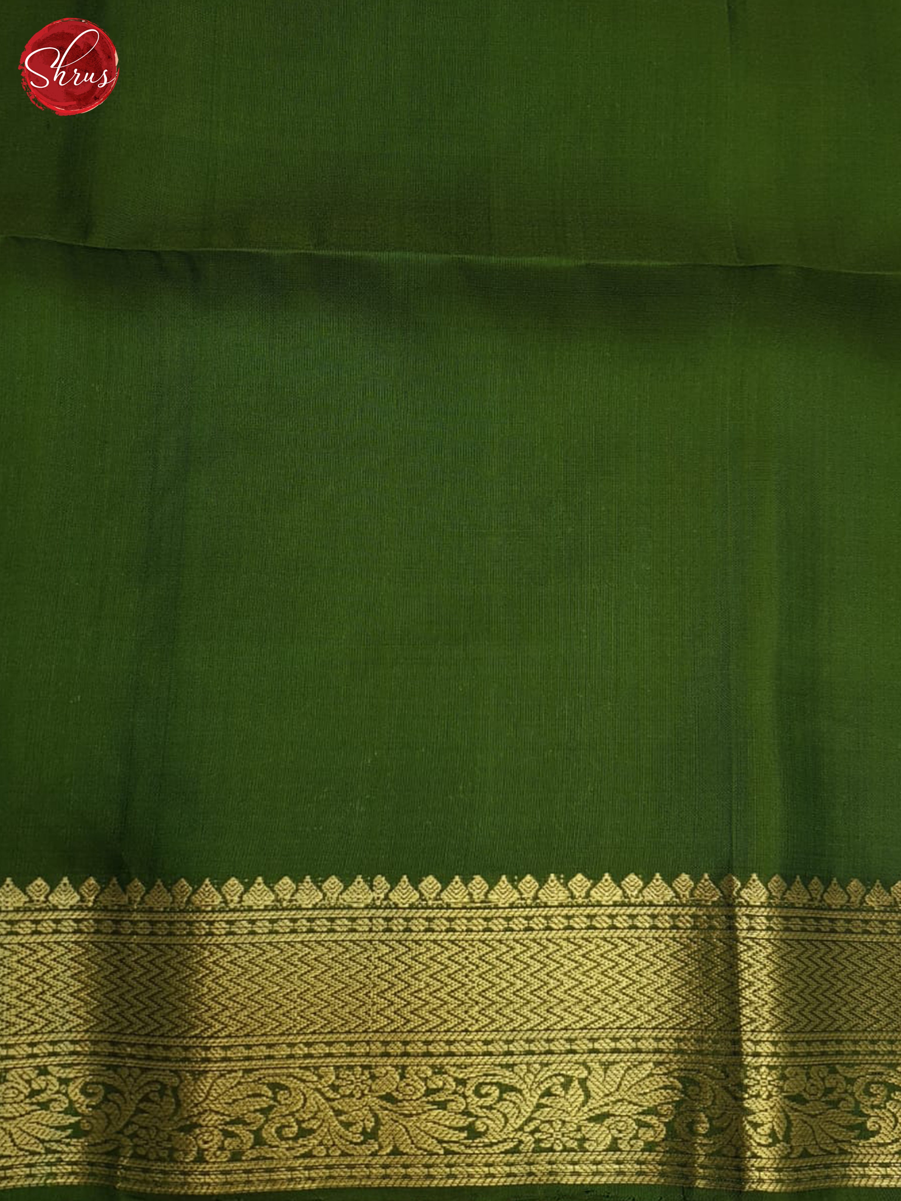 Maroon & Green - Soft Silk Saree - Shop on ShrusEternity.com