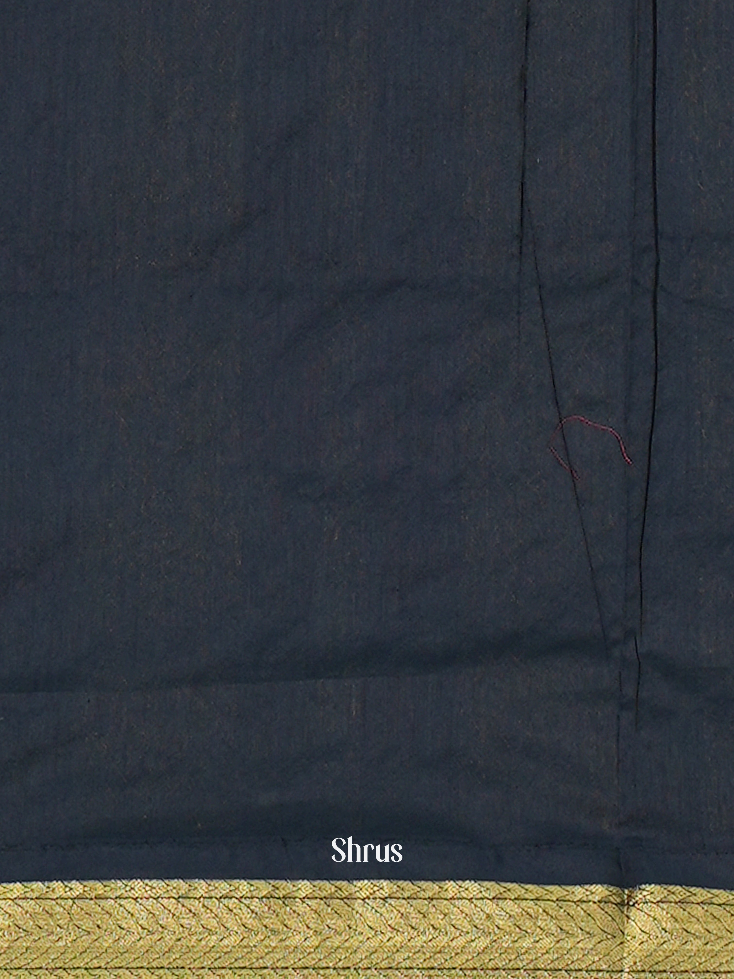 Maroon & Black - Kalyani Cotton Saree - Shop on ShrusEternity.com