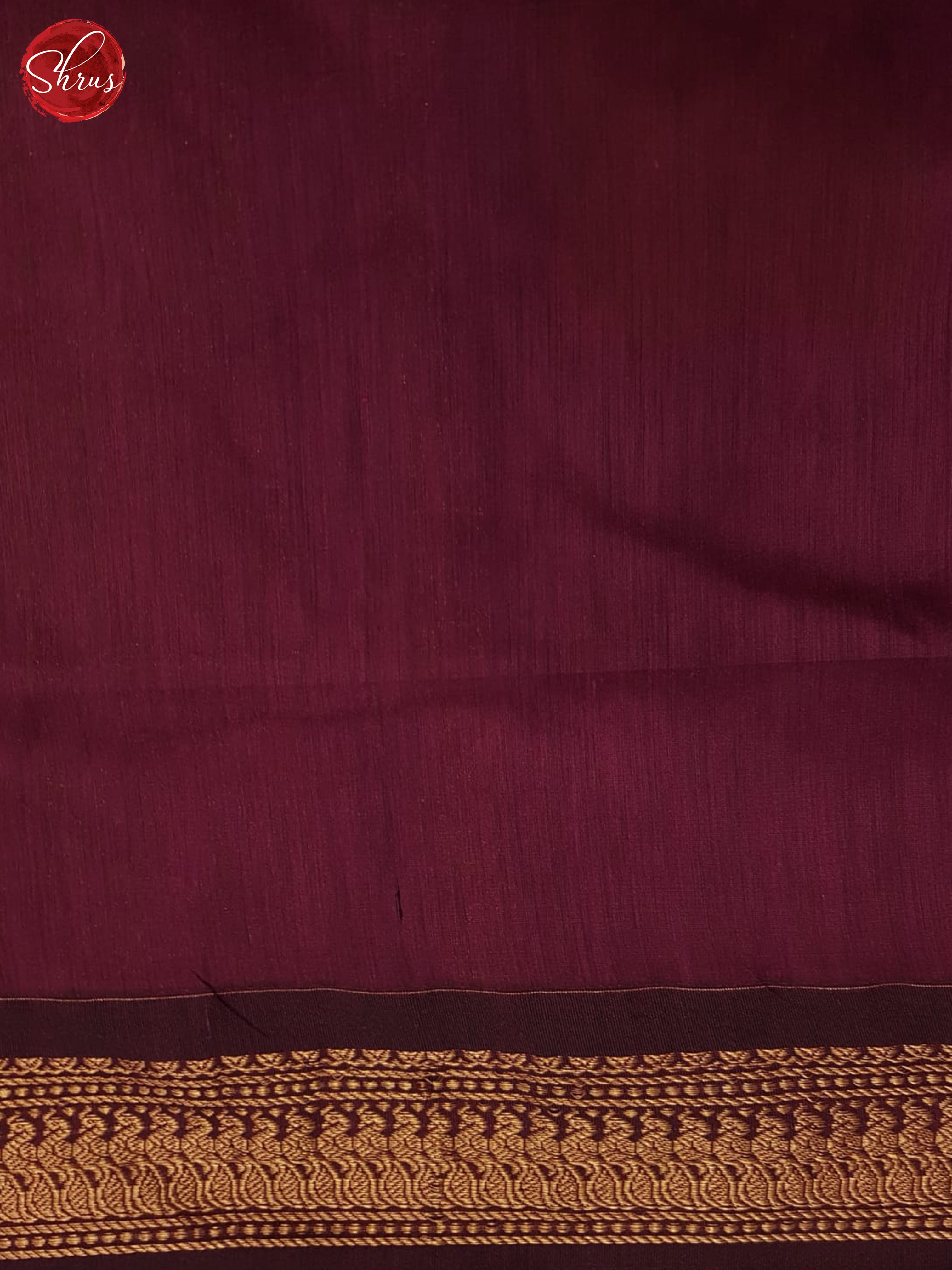 Mustard And Maroon- Kalyani Cotton Saree - Shop on ShrusEternity.com