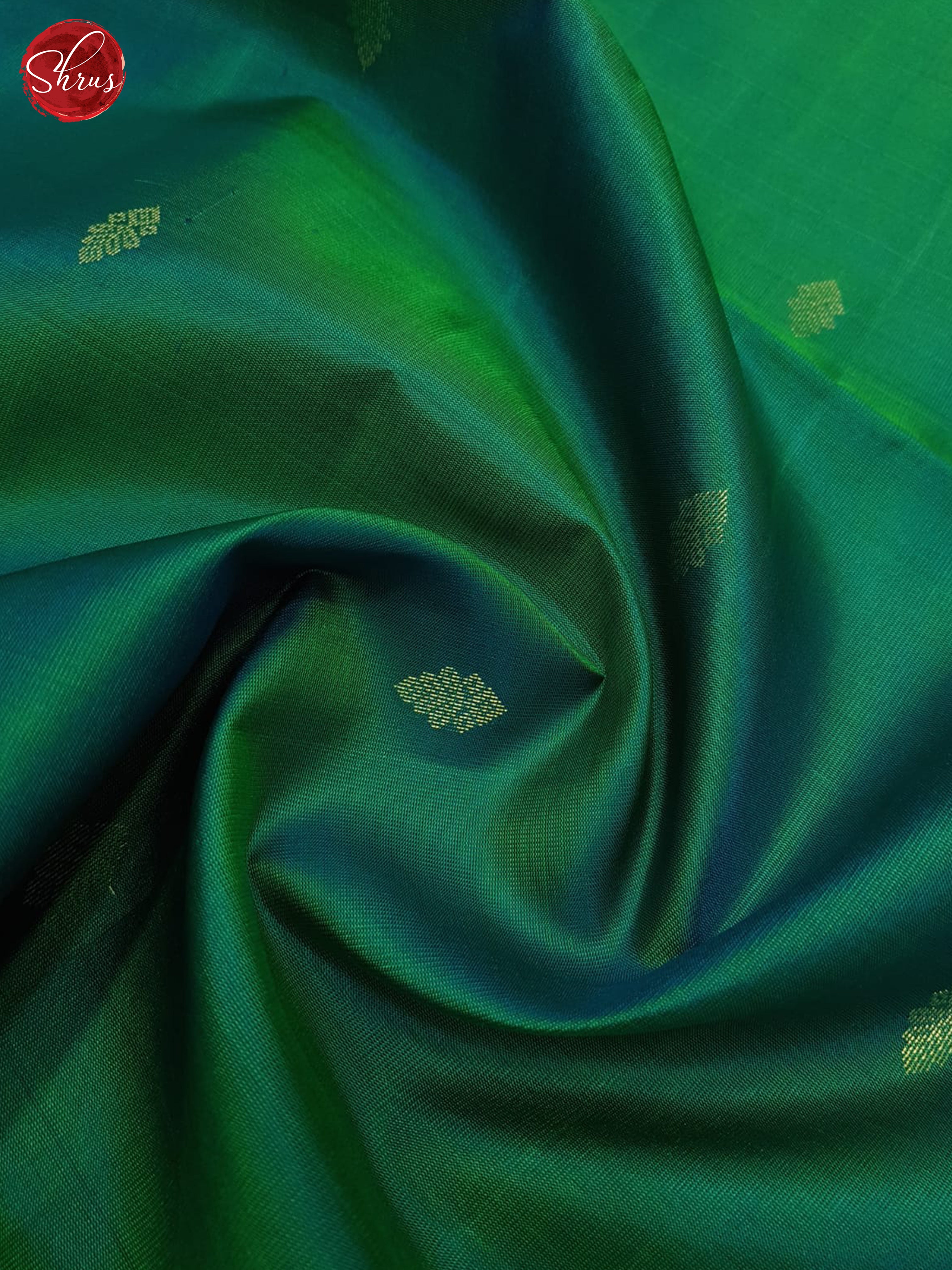 Green & Pink - Soft Silk Saree - Shop on ShrusEternity.com