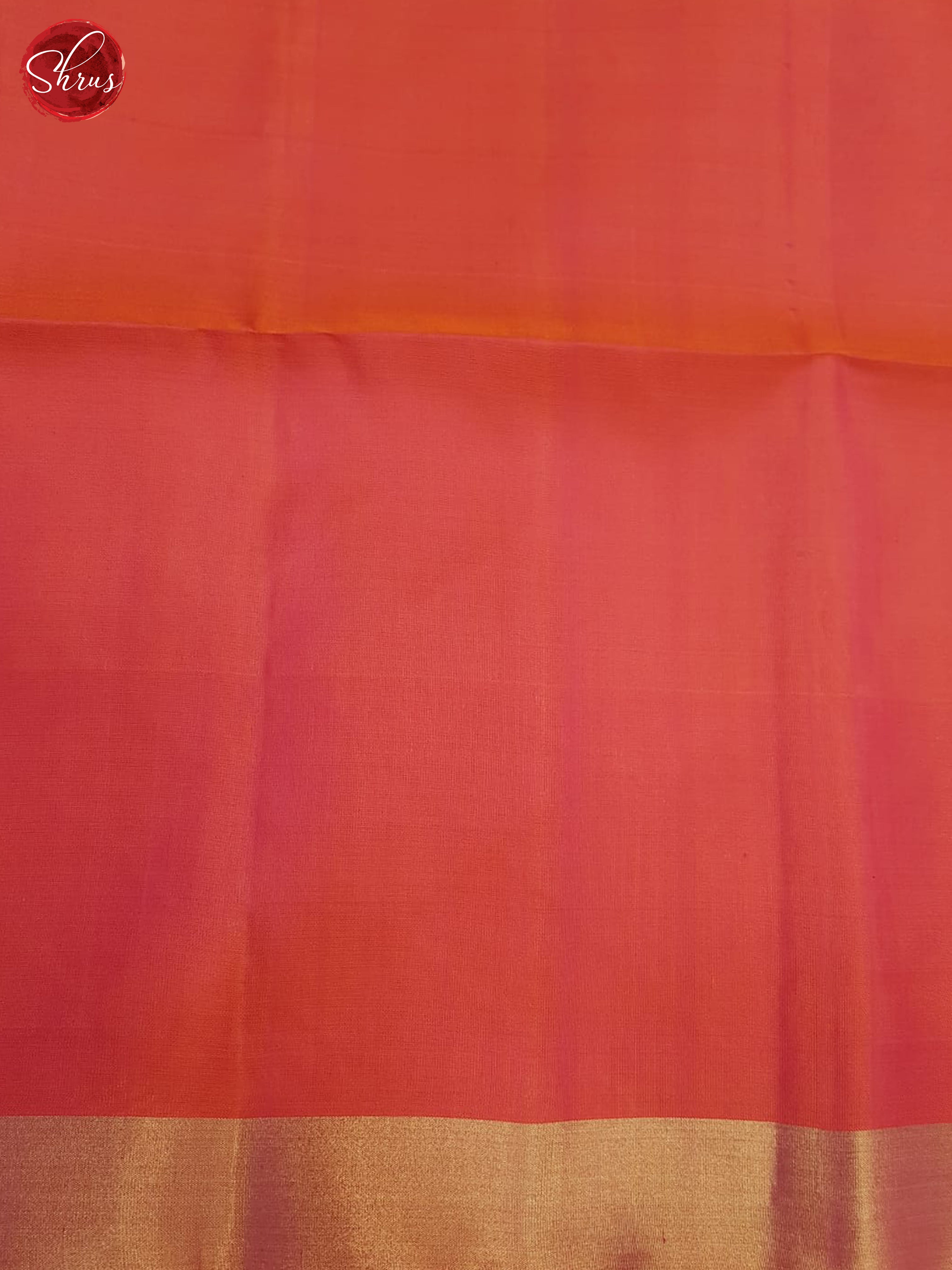 Peachish Pink & Pink - Soft Silk Saree - Shop on ShrusEternity.com