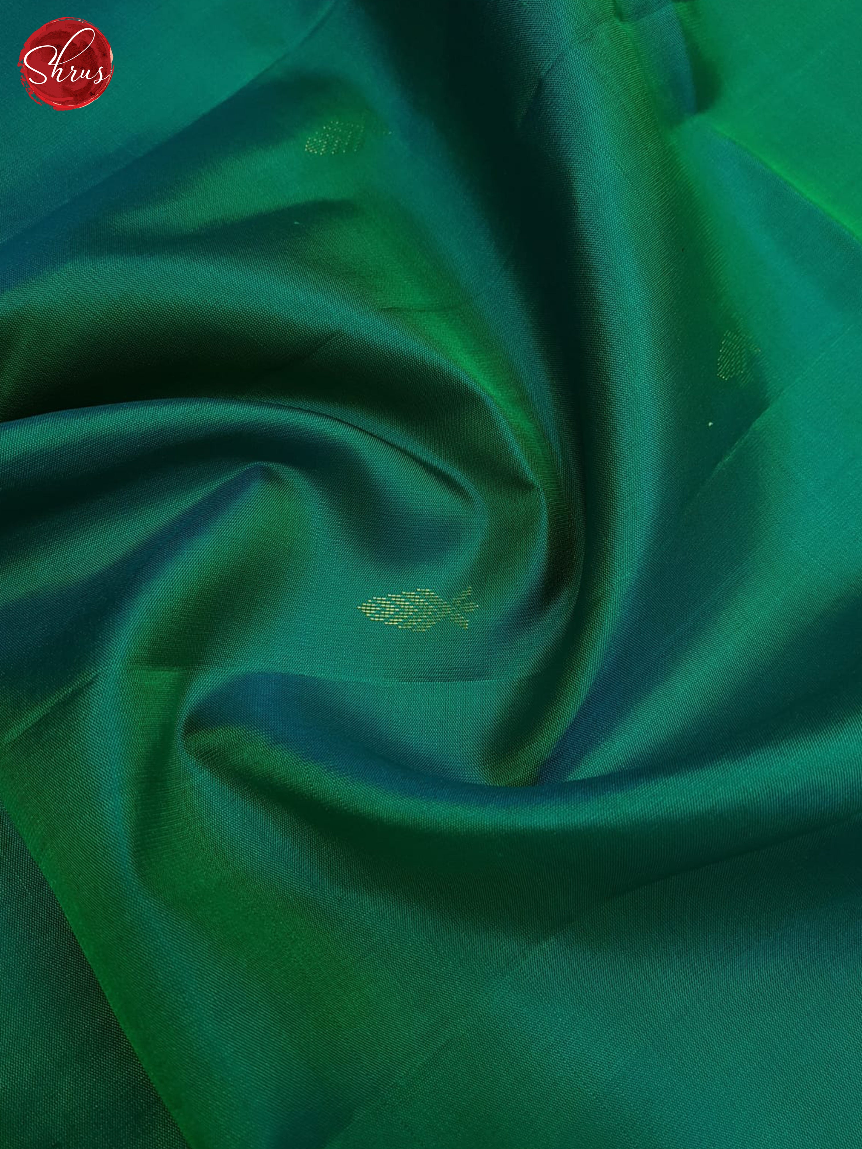 Green & Reddish Pink - Soft Silk Saree - Shop on ShrusEternity.com
