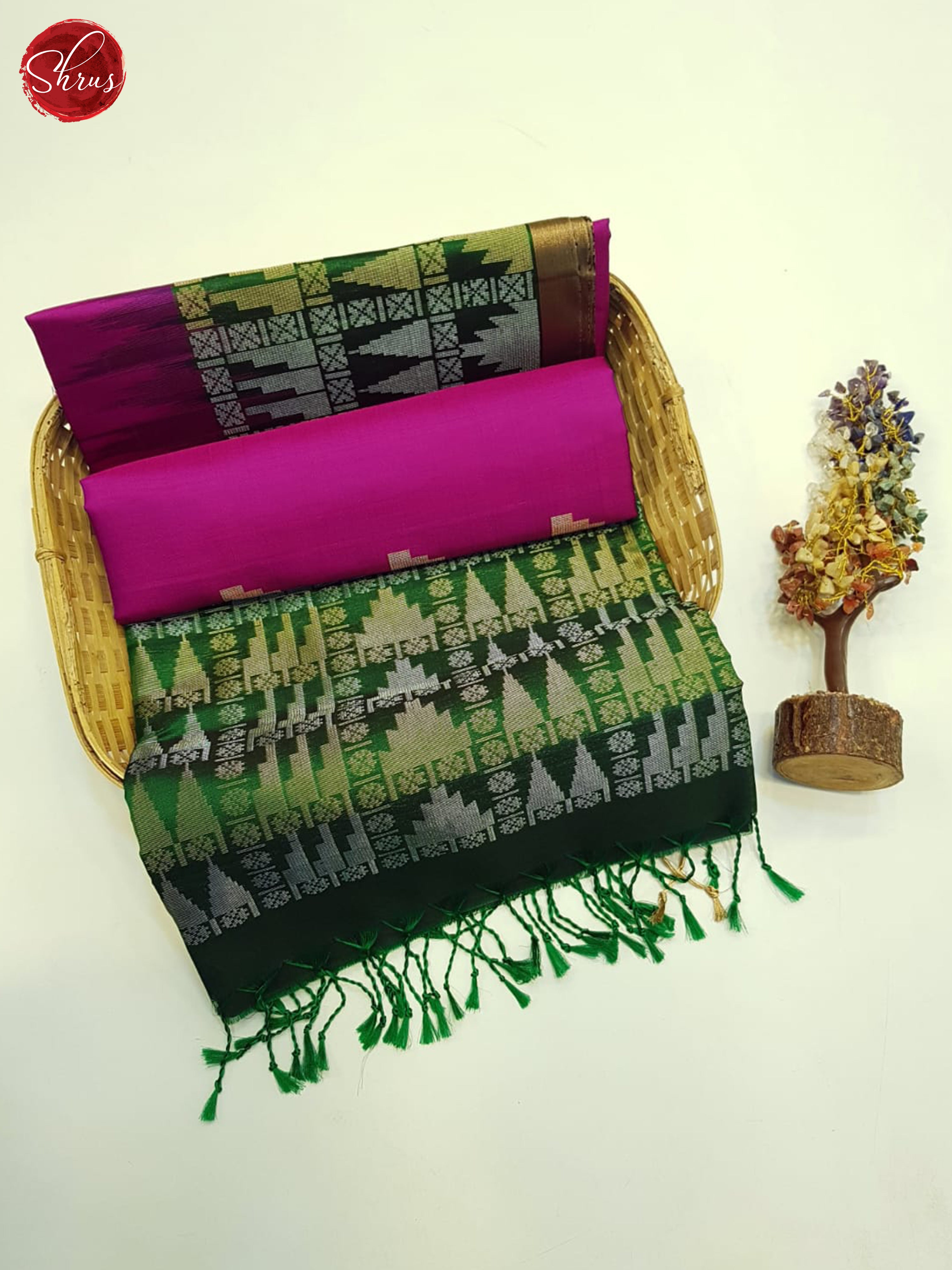 Vadamalli & Green- Soft Silk Saree - Shop on ShrusEternity.com