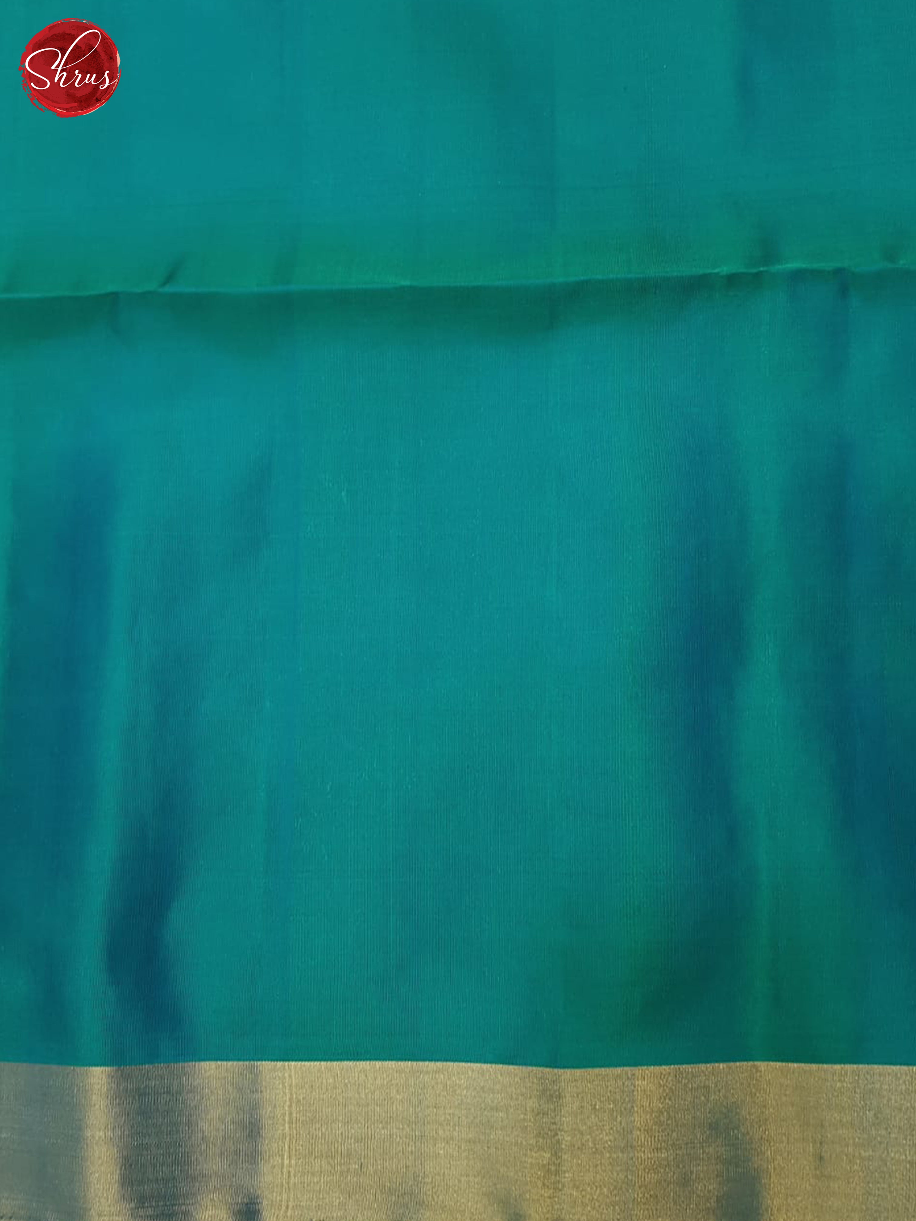 Orange And Blue- Soft Silk Saree - Shop on ShrusEternity.com