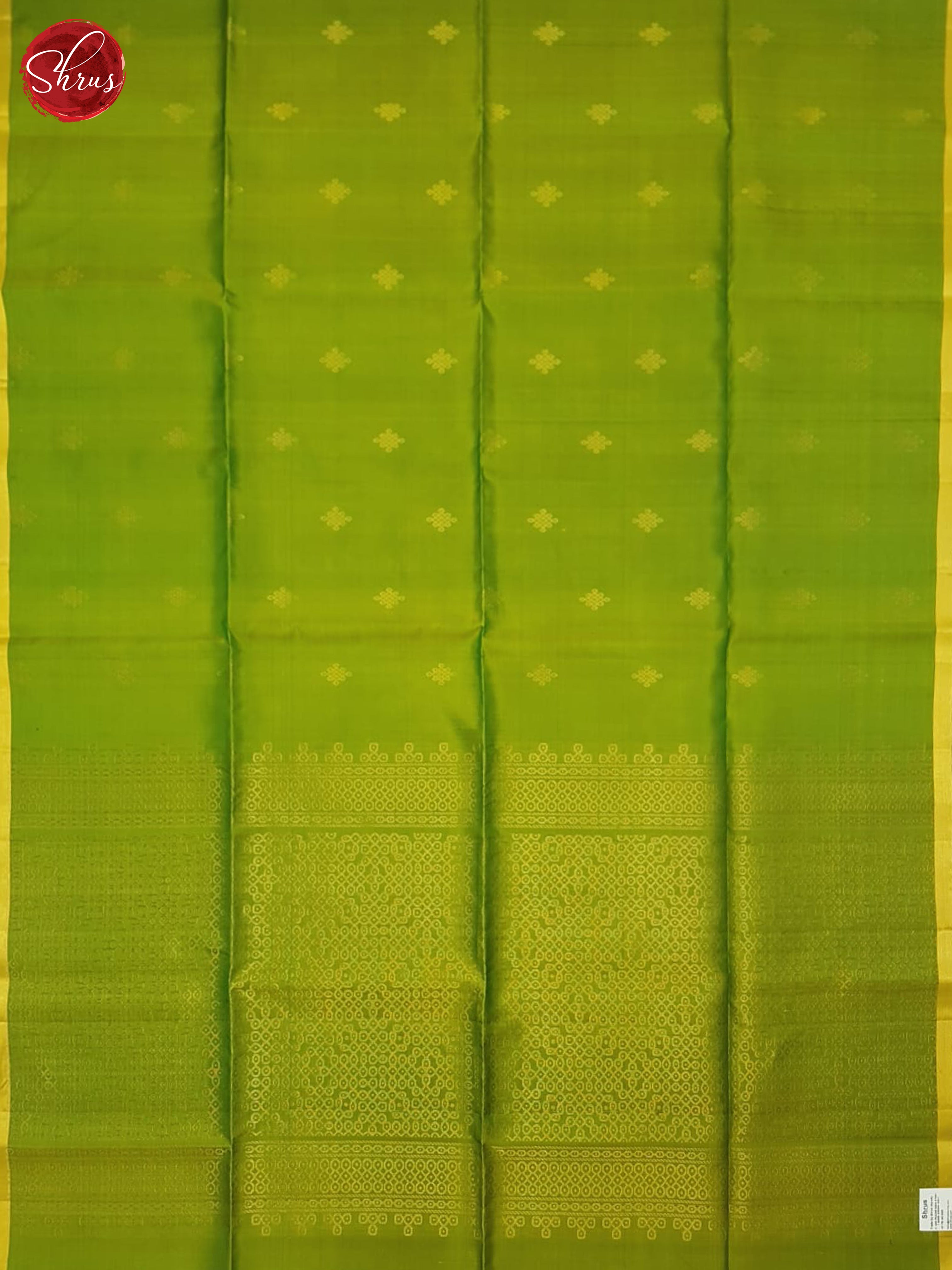 Green(Single Tone)- Soft Silk Saree - Shop on ShrusEternity.com