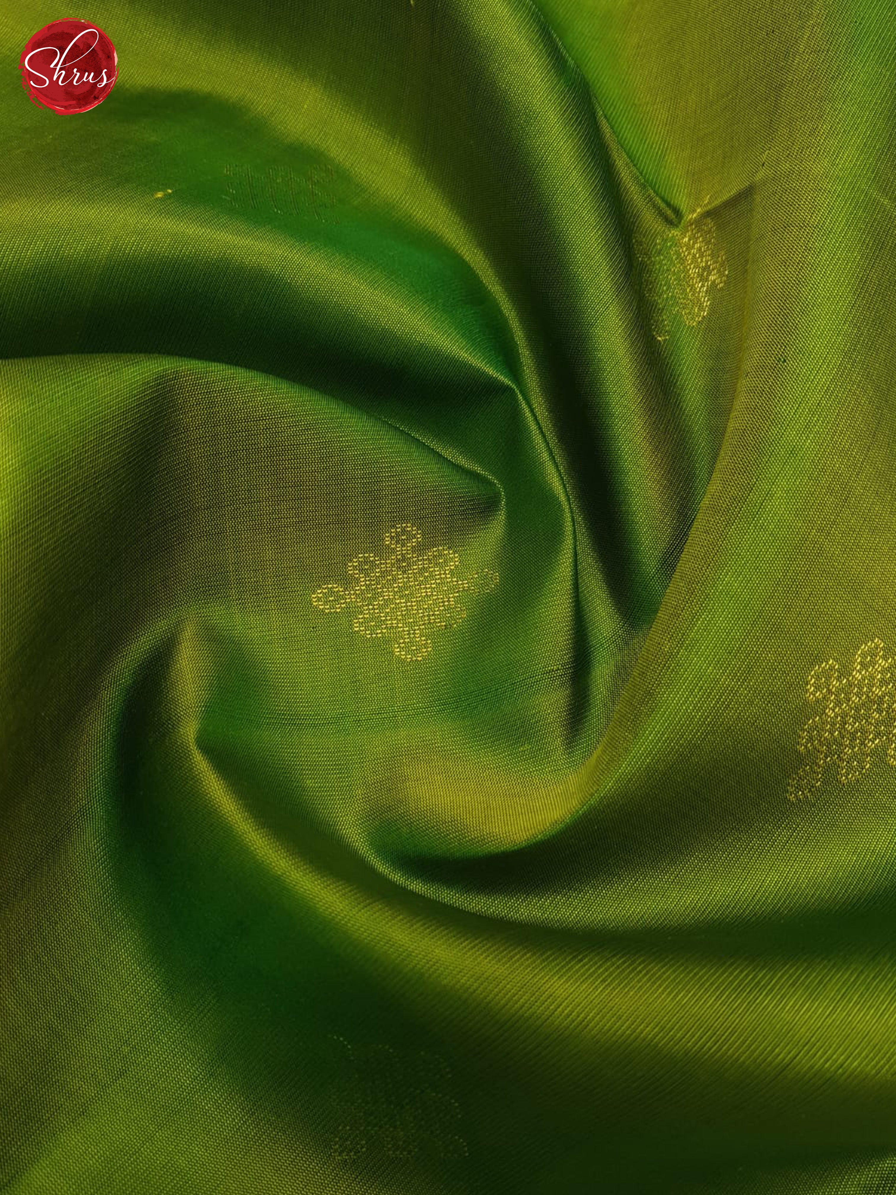 Green(Single Tone)- Soft Silk Saree - Shop on ShrusEternity.com