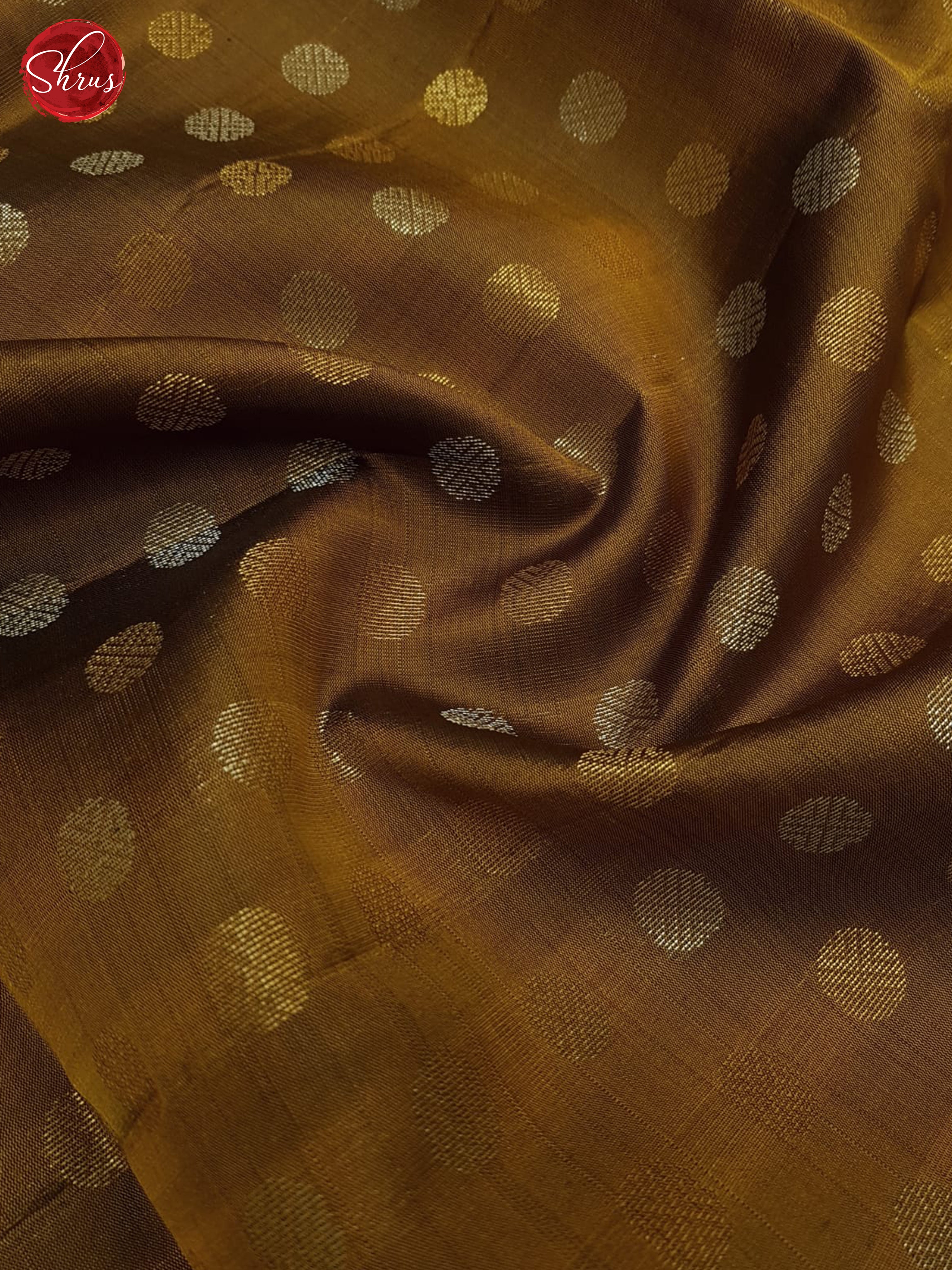 Golden Honey And Green- Soft Silk Saree - Shop on ShrusEternity.com