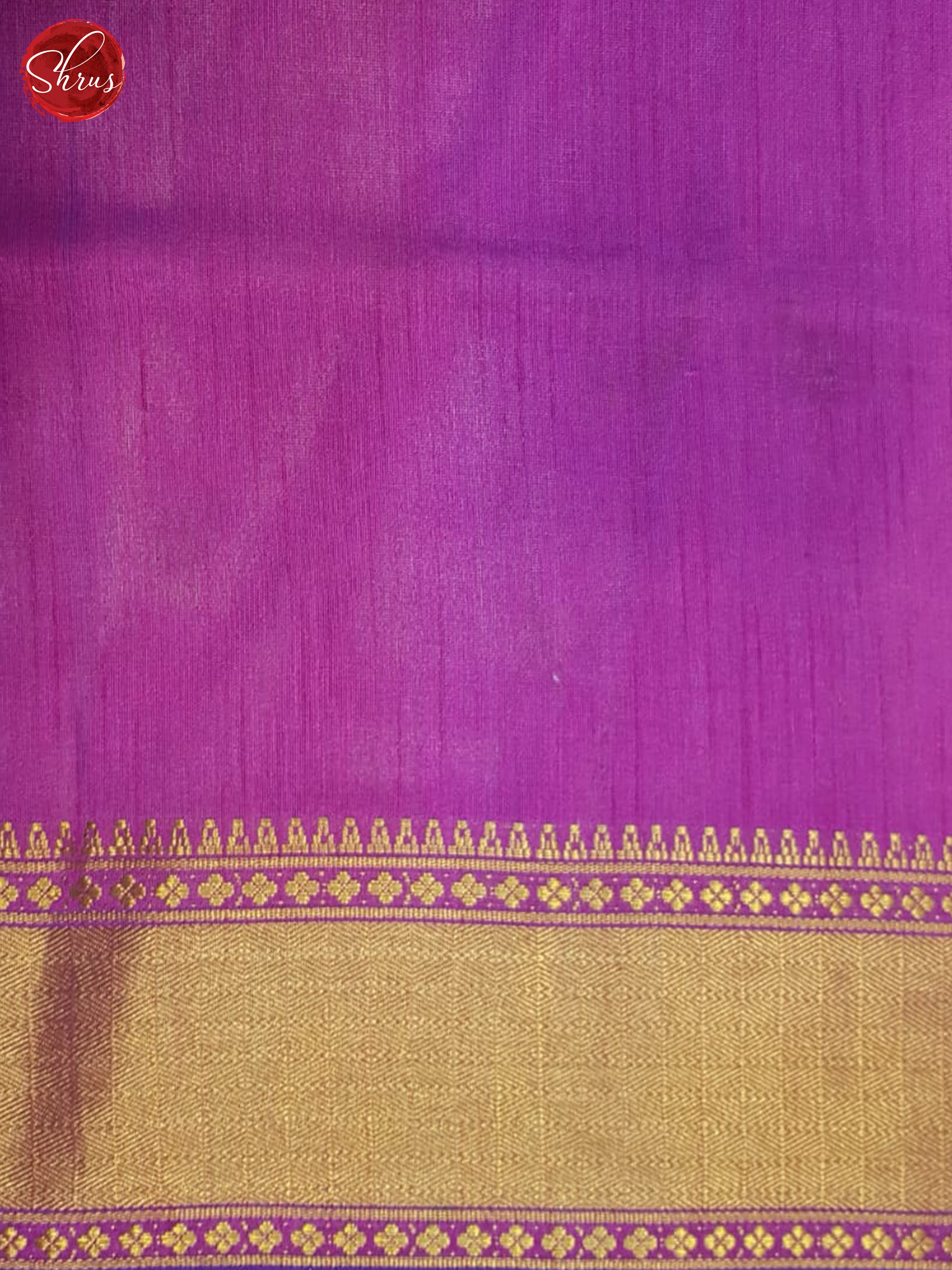 Blue And Pink- Semi Patola Saree - Shop on ShrusEternity.com