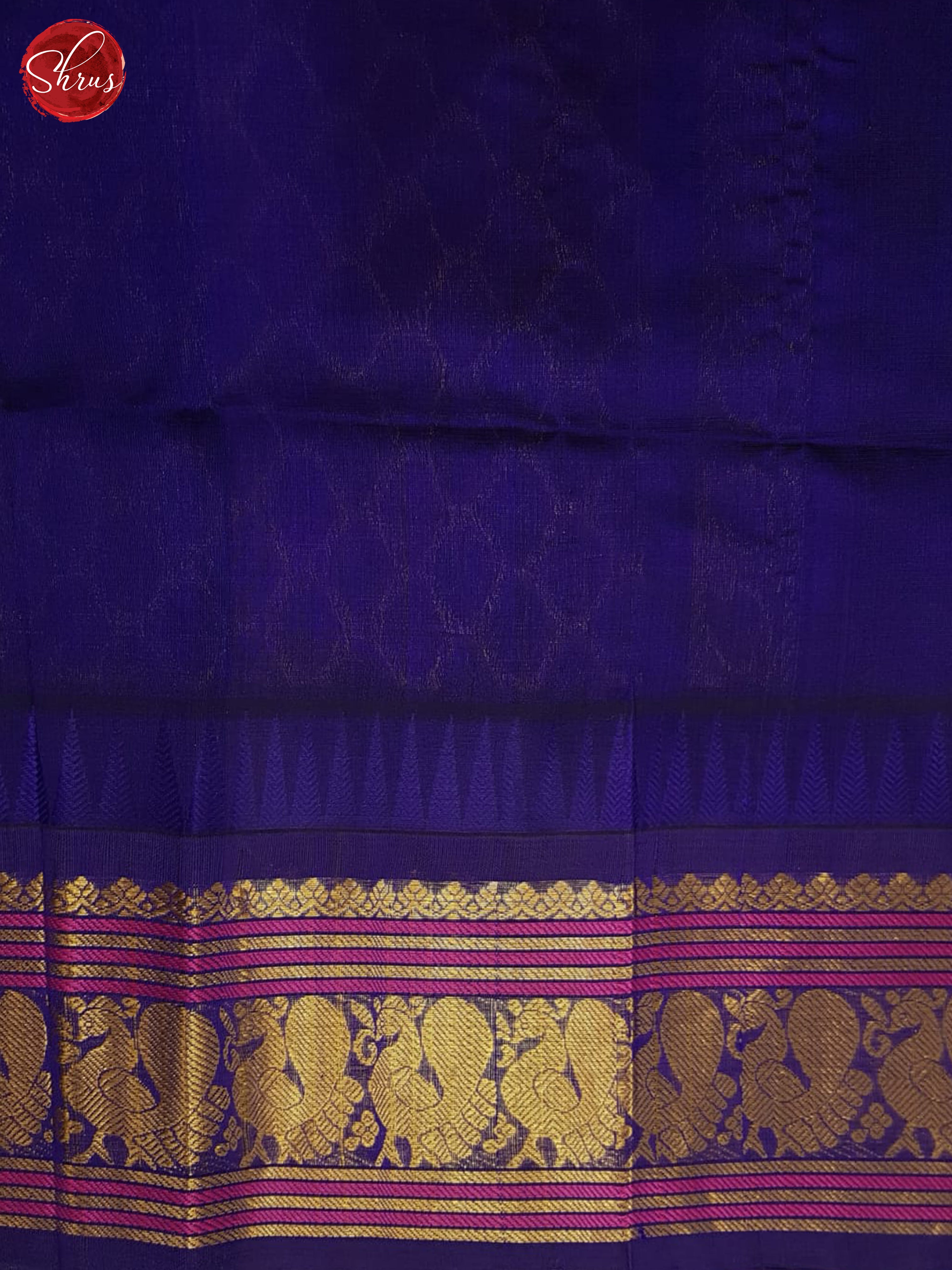 Green And Blue- Silk Cotton Saree - Shop on ShrusEternity.com