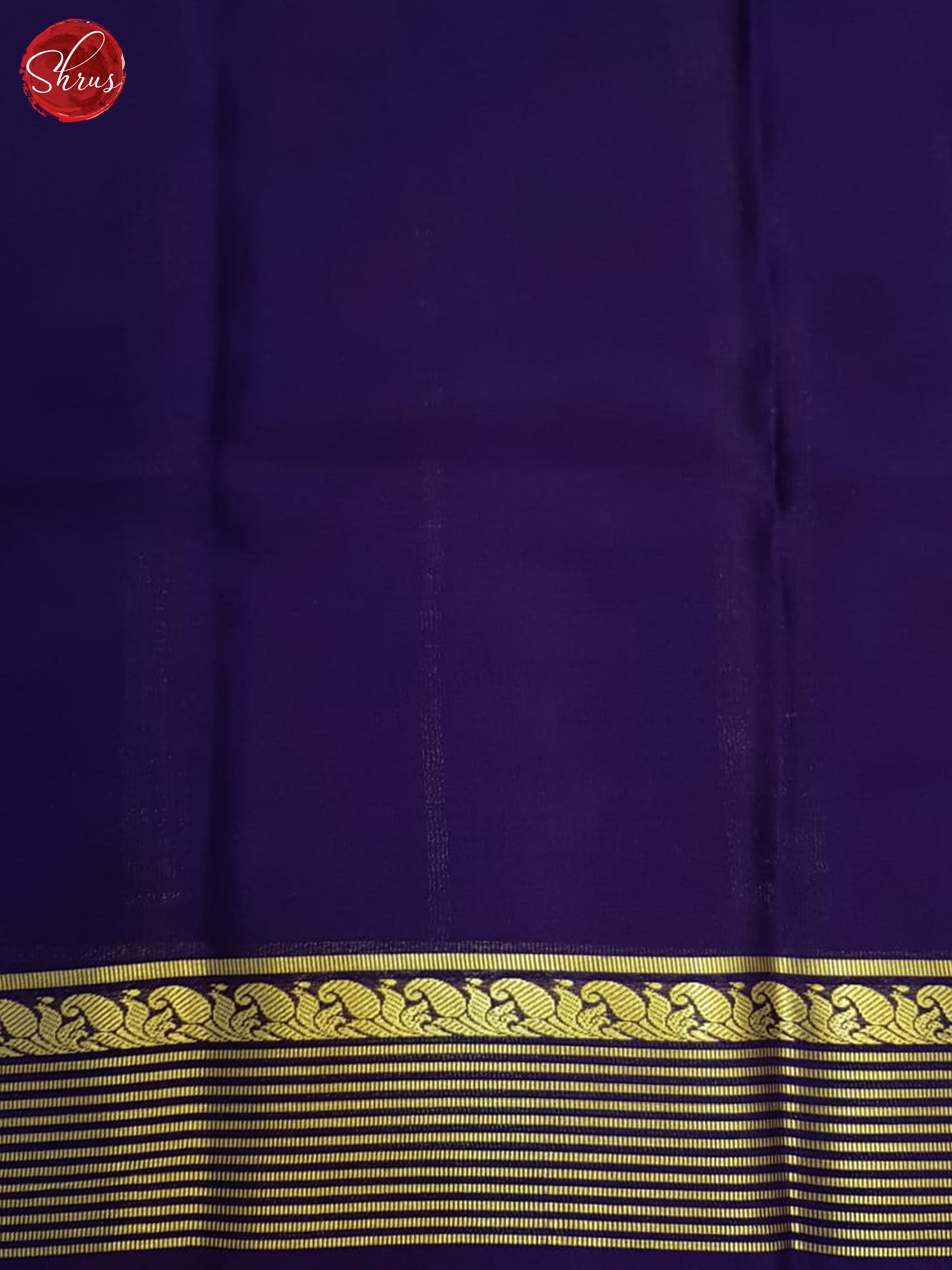 Pink And Blue- Mysore Silk Saree - Shop on ShrusEternity.com